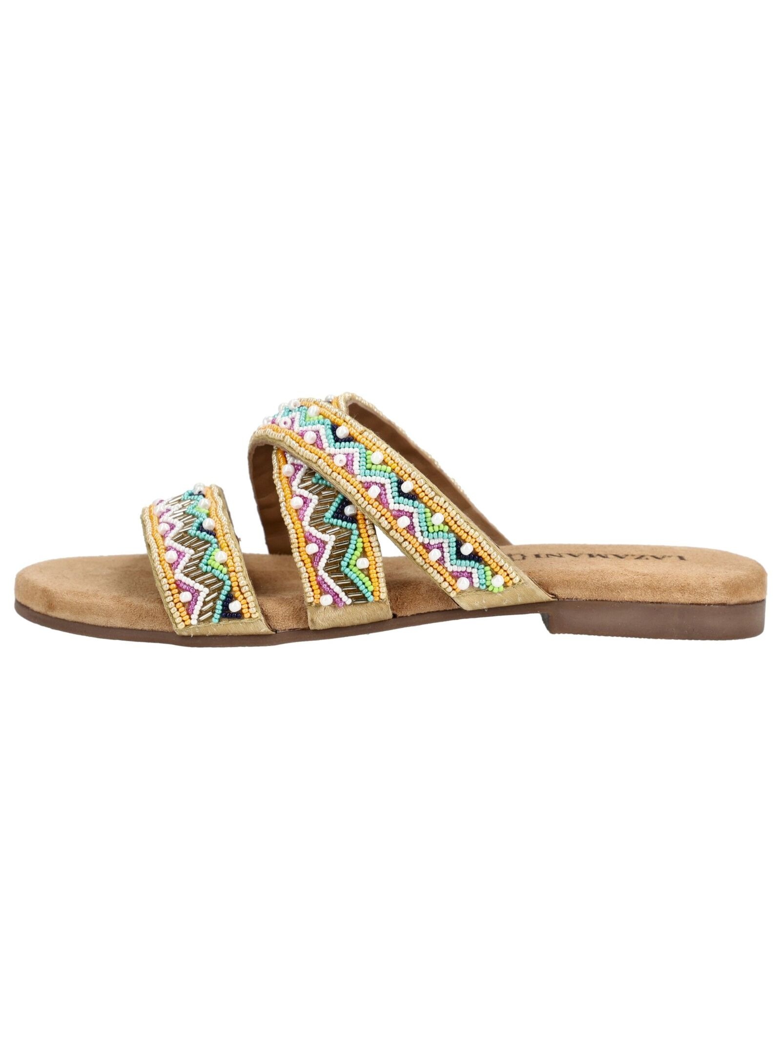 Lazamani Pantolette »Lazamani Pantoletten Leder/Textil«