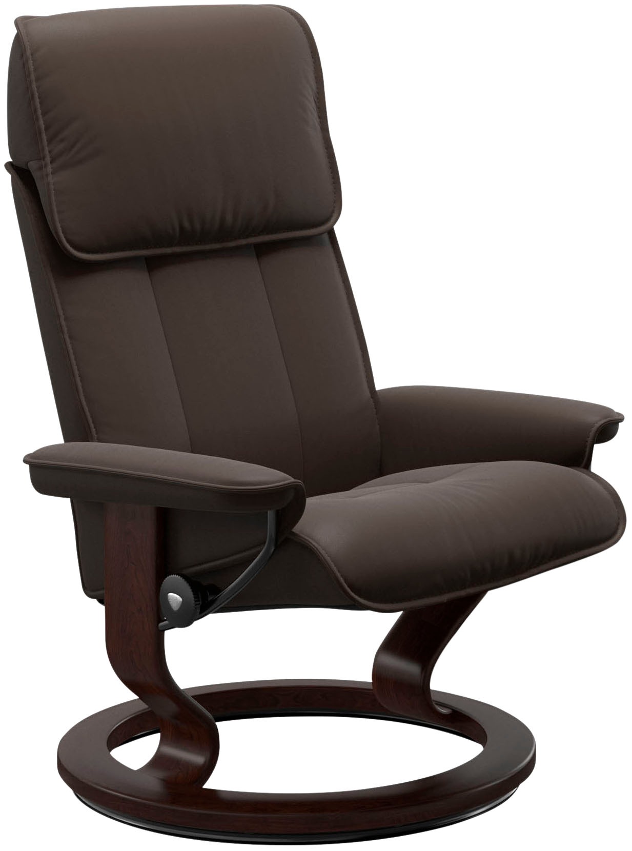 Thumbnail - Stressless Relaxsessel "Admiral", mit Classic Base, Größe M & L, Gestell Braun