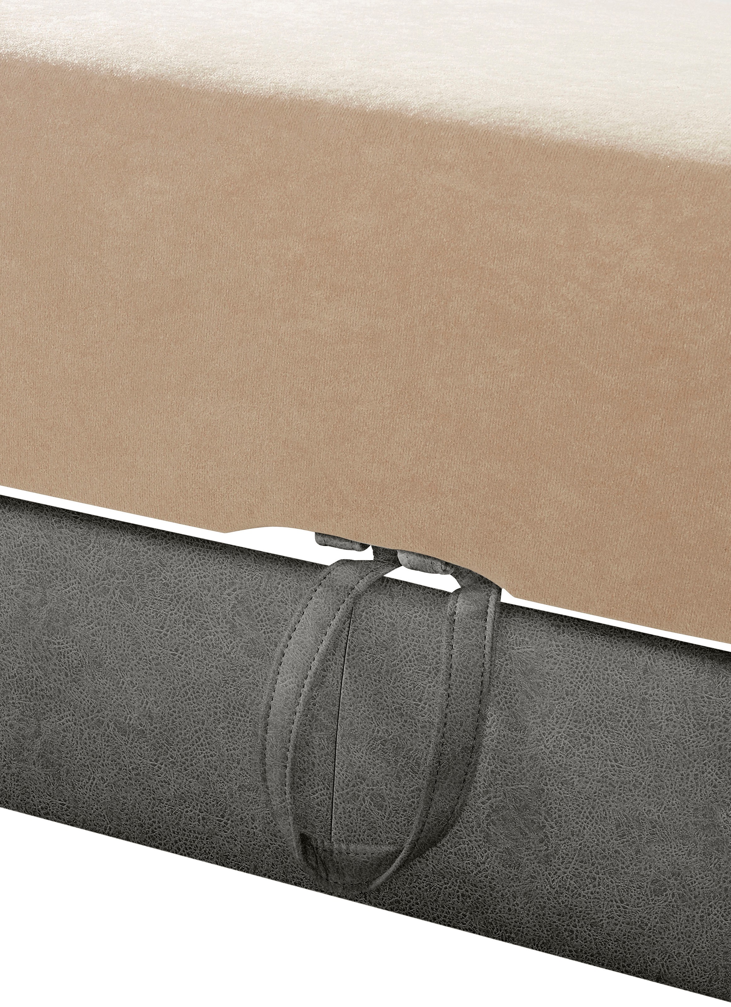 exxpo - sofa fashion Ecksofa »Elio, kompakt und komfortabel, bequem und zeitloses Design, L-Form«, wahlweise mit Bettfunktion