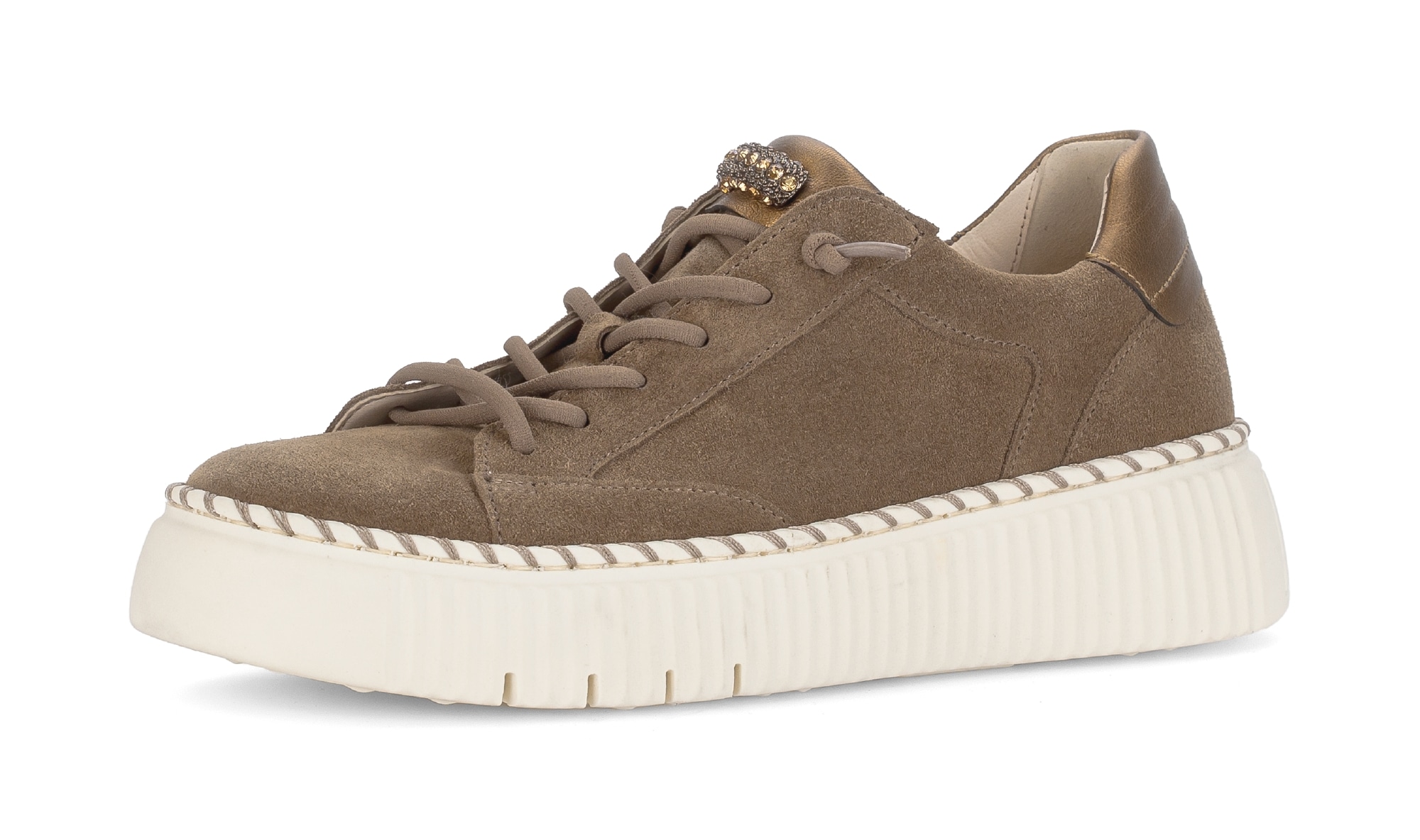 Gabor Slip-On Sneaker, Freizeitschuh, Halbschuh, Slipper mit funkelnden Sch günstig online kaufen