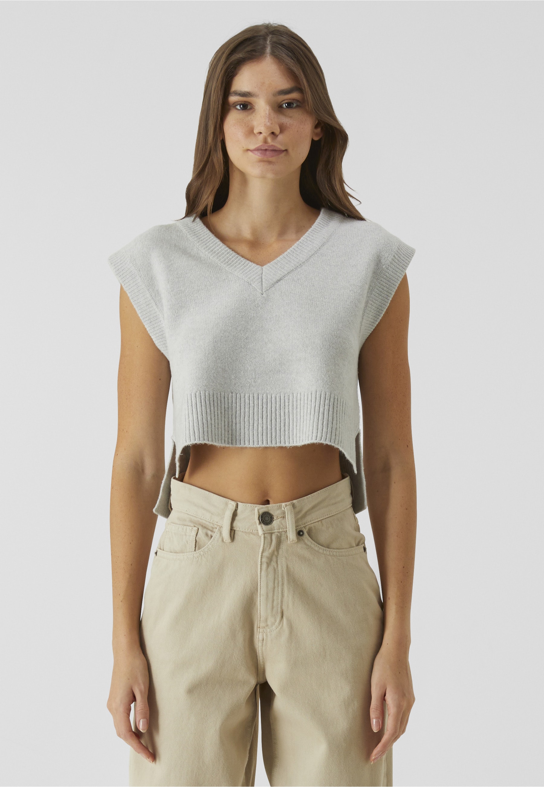 URBAN CLASSICS Strickweste »Urban Classics Ladies Soft Knit Pullunder«