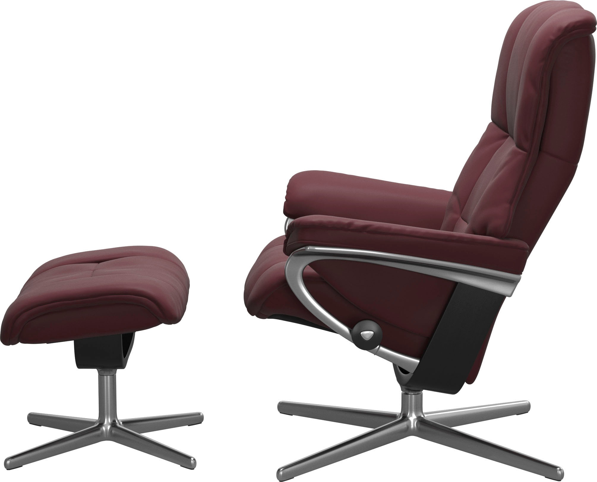 Stressless® Relaxsessel »Mayfair«, mit Cross Base, Größe S, M & L, Holzakzent Schwarz