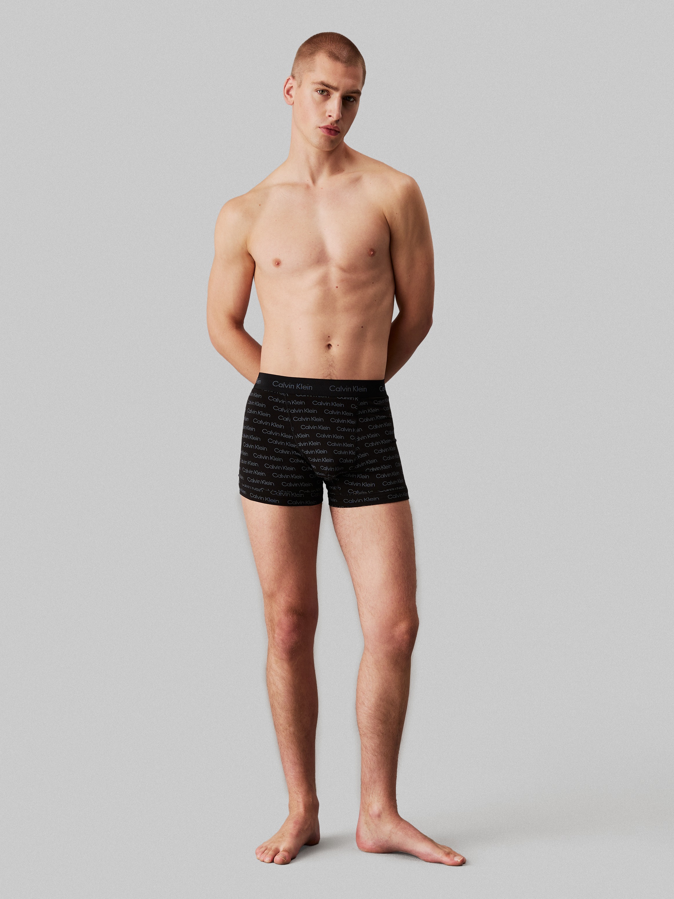 Calvin Klein Underwear Trunk »CK TRUNK 3PK«, (Packung, 3 St., 3er-Pack), mit Logoschriftzug am Wäschebund