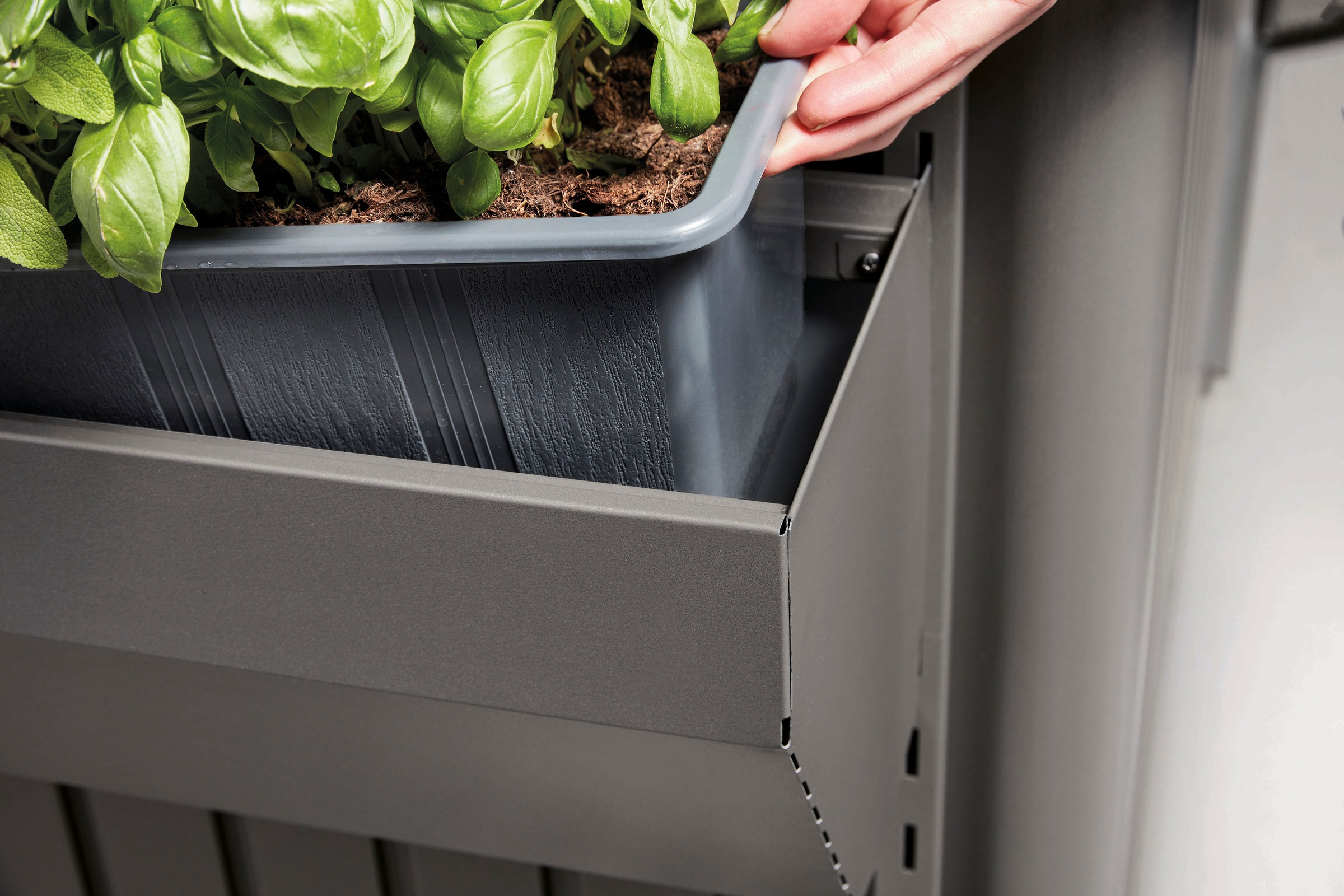 Biohort Blumenkasten »FLORABOARD, verschiedene Farben«, 82x25x188 cm