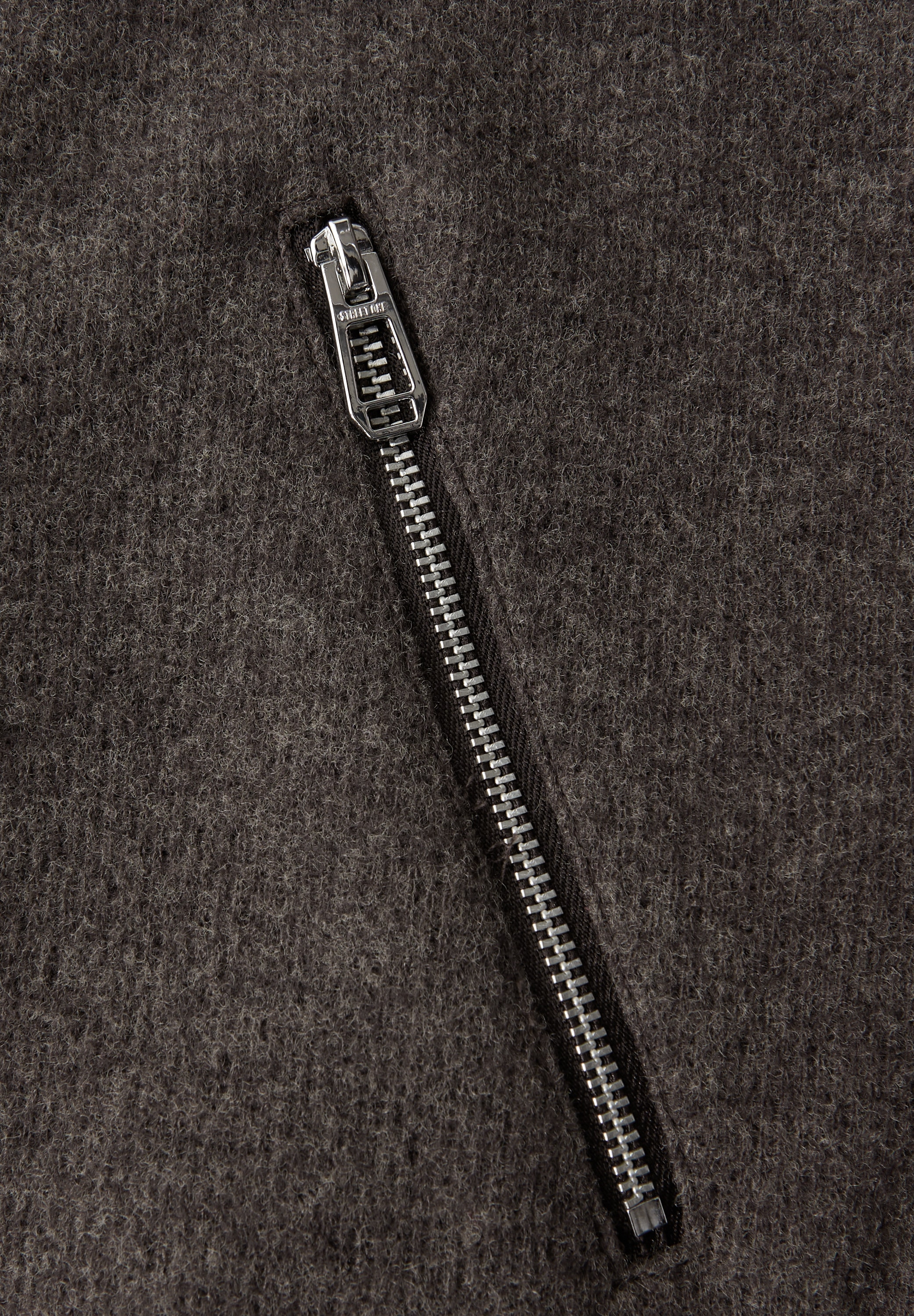 STREET ONE STUDIO Blouson ohne Kapuze Rundhalsausschnitt