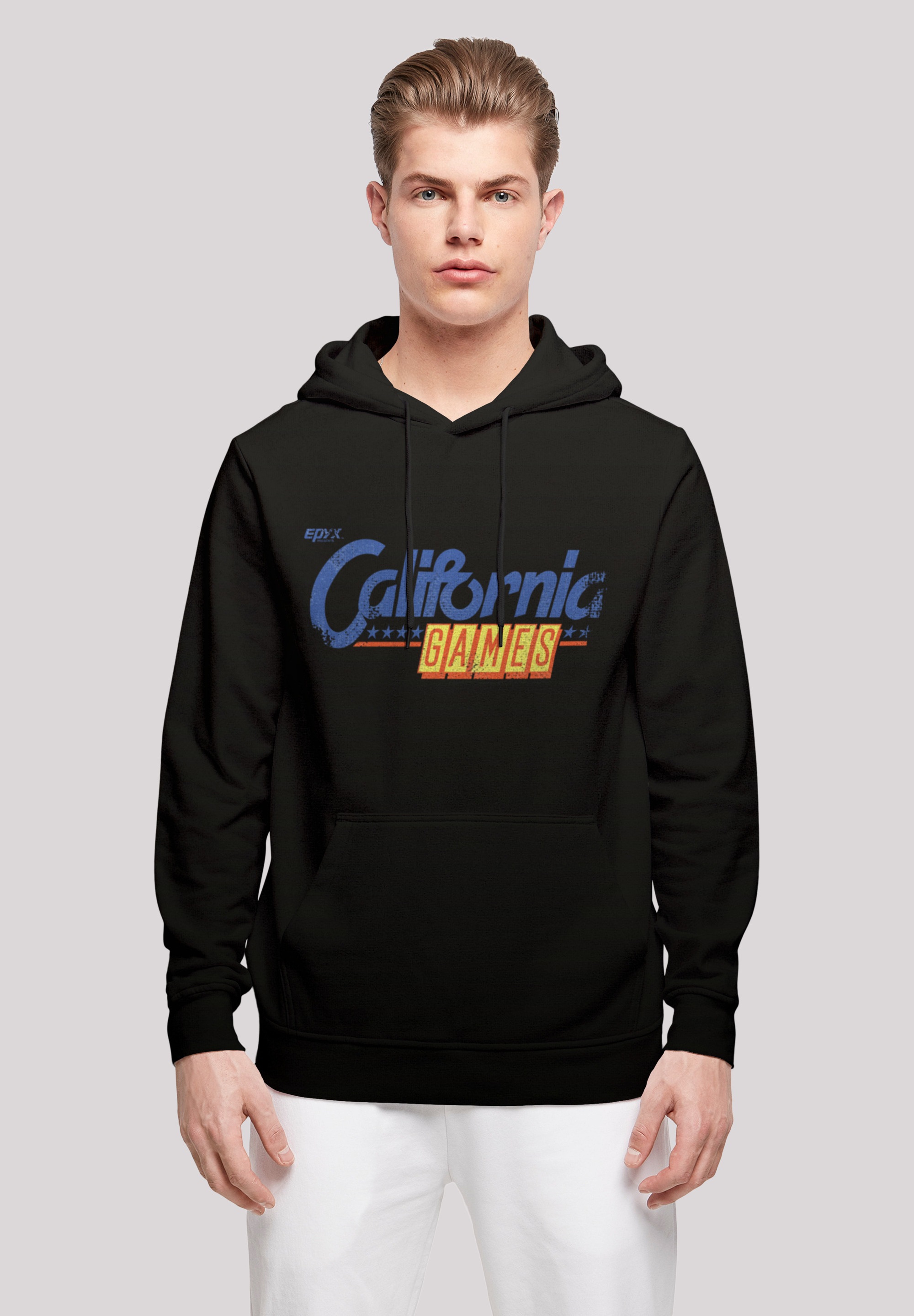 Kapuzenpullover »Retro Gaming California GAMES LOGO«, Print