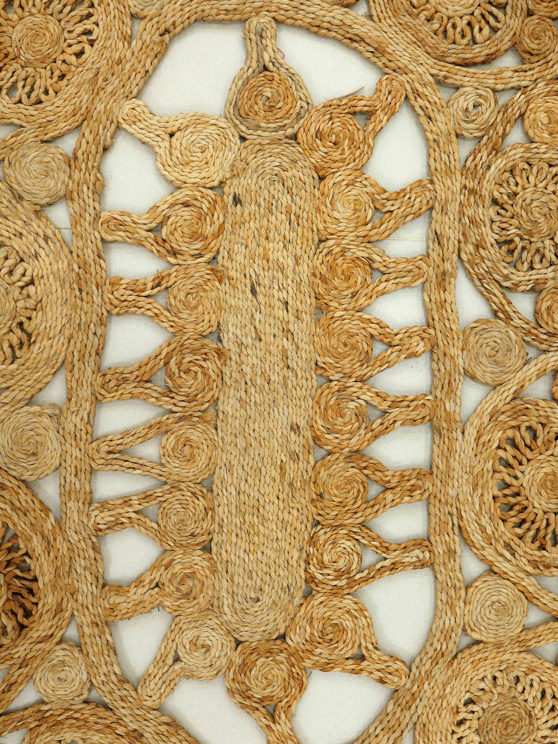 carpetfine Sisalteppich »Juteteppich Liam«, rechteckig, 13 mm Höhe, natürliches Pflanzenmaterial von Hand gewebt, Boho Style