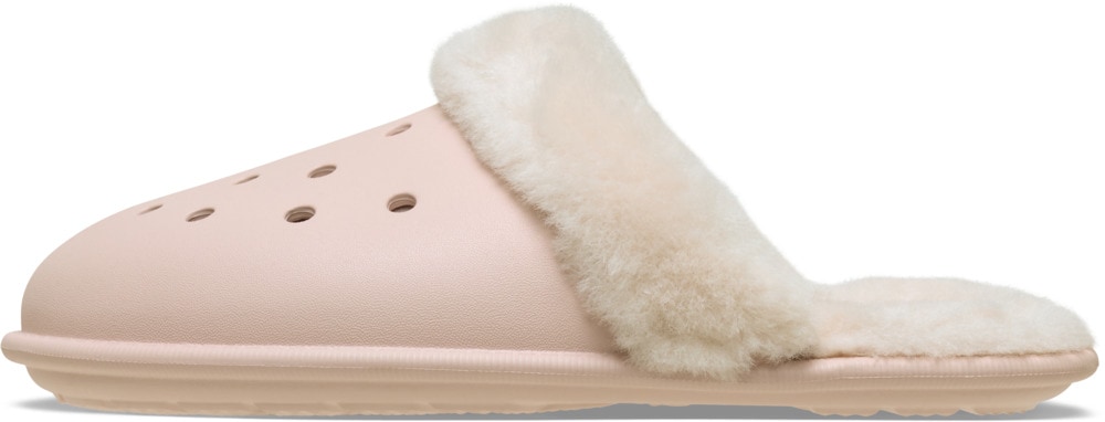 Crocs Pantoffel »Classic Fuzz Scuff«, mit gepolsterter Innensohle