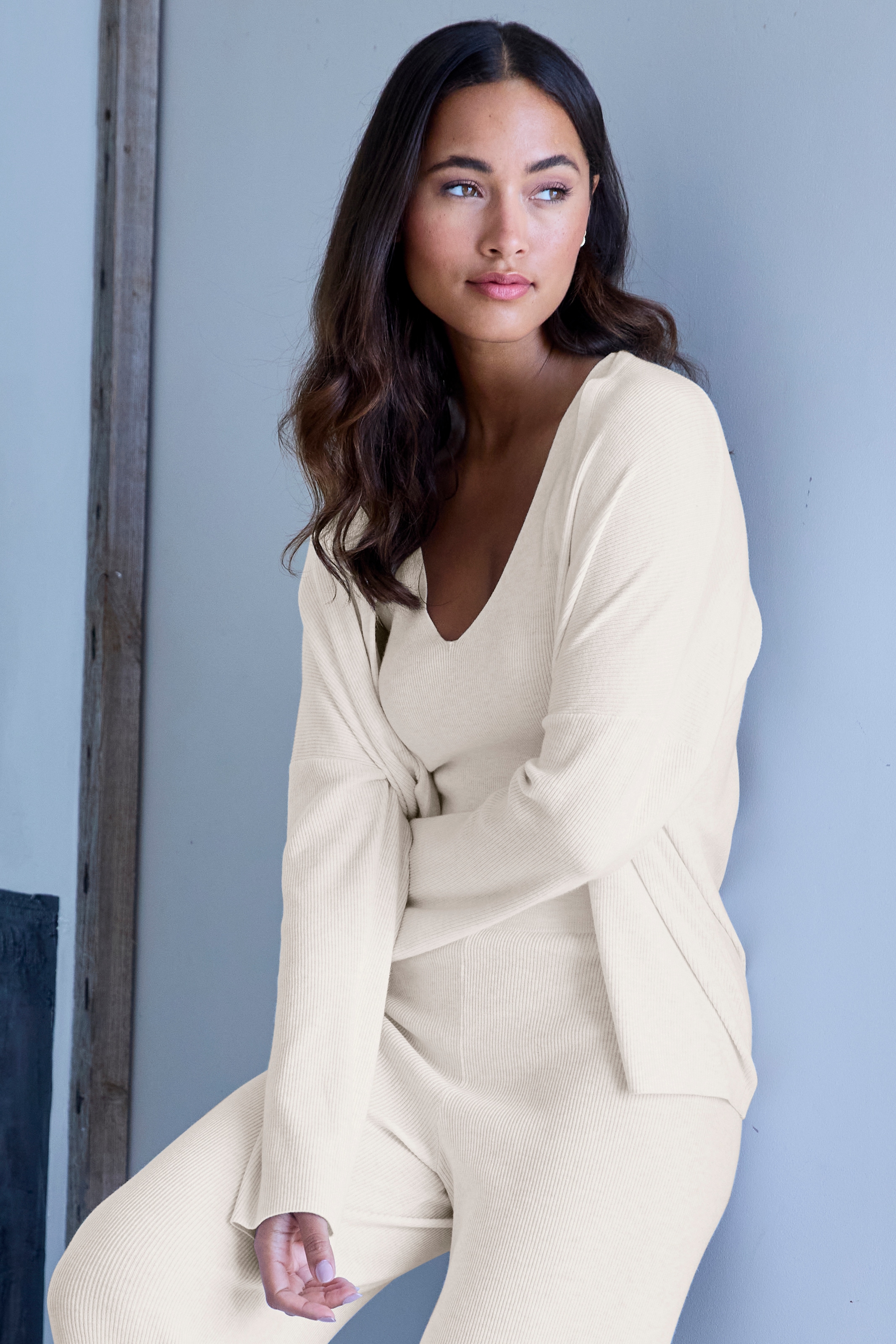 Copenhagen Studios Cardigan aus hochwertiger, feiner Rippe, Loungewear günstig online kaufen