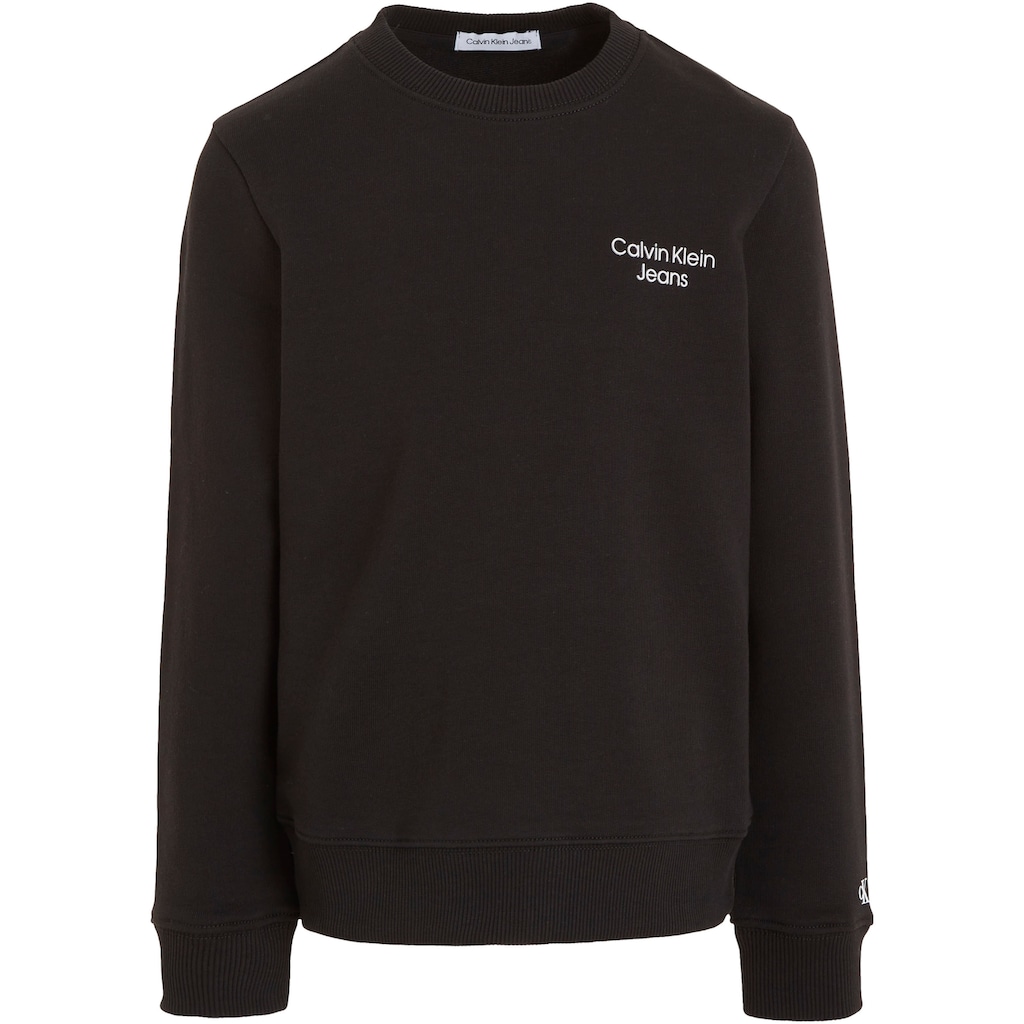 Calvin Klein Jeans Sweatshirt »CKJ STACK LOGO SWEATSHIRT«