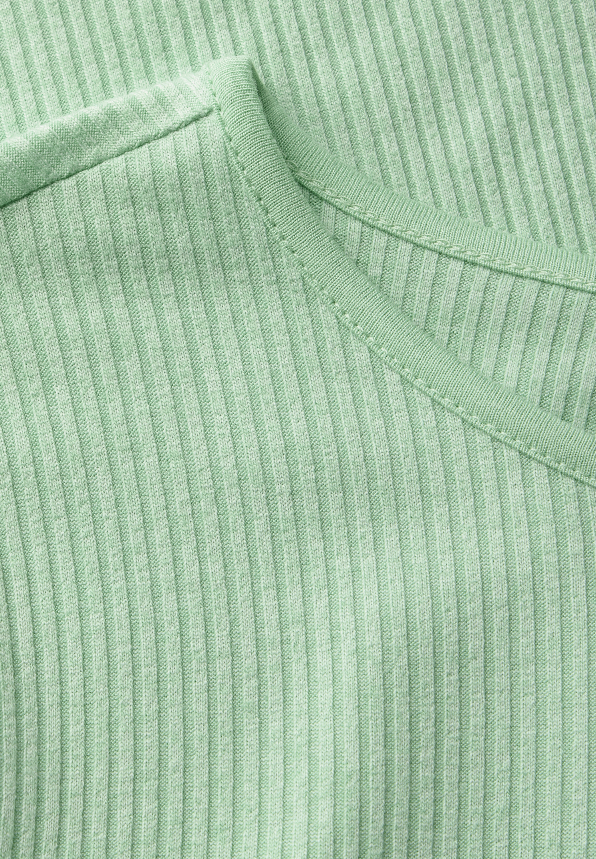STREET ONE Langarmshirt, aus softem Materialmix