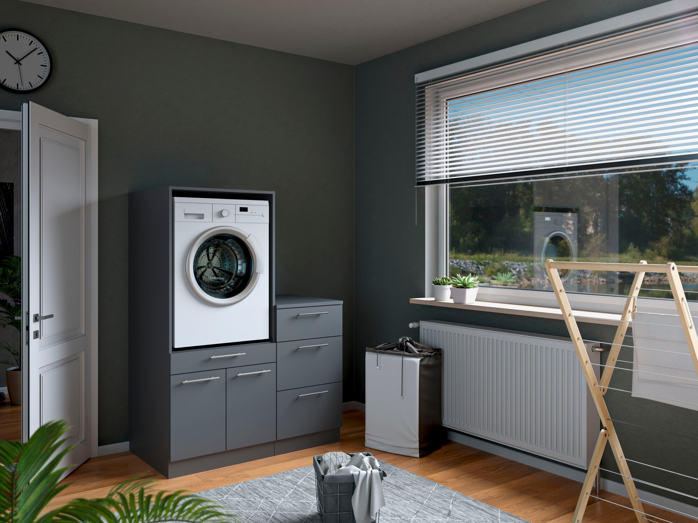 Laundreezy Mehrzweckschrank-Set "Laundreezy, 2-tlg. Mehrzweckschrank-Set B/ günstig online kaufen