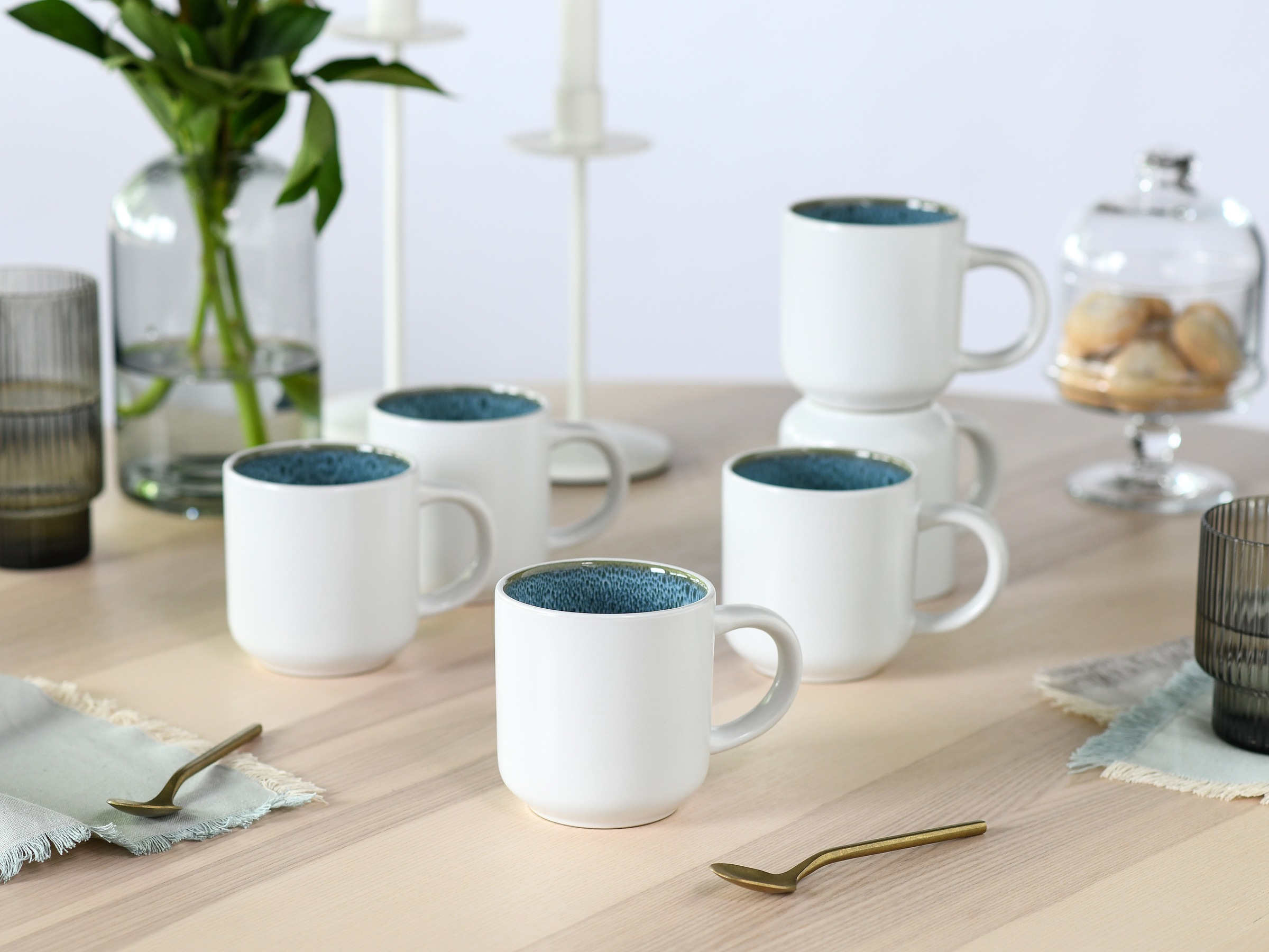 my home Becher "modernes 6-teiliges Kaffeebecher-Set Nydala" hohe Haltbarke günstig online kaufen
