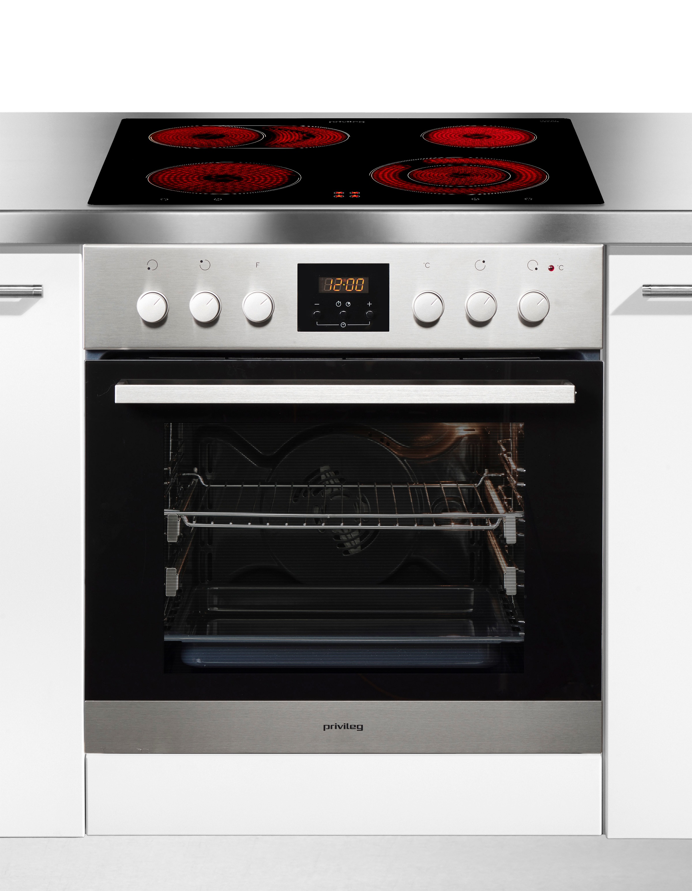 Privileg Elektro-Herd-Set "PHVR6 OH5V2 IN" mit 2-fach-Teleskopauszug Hydrol günstig online kaufen