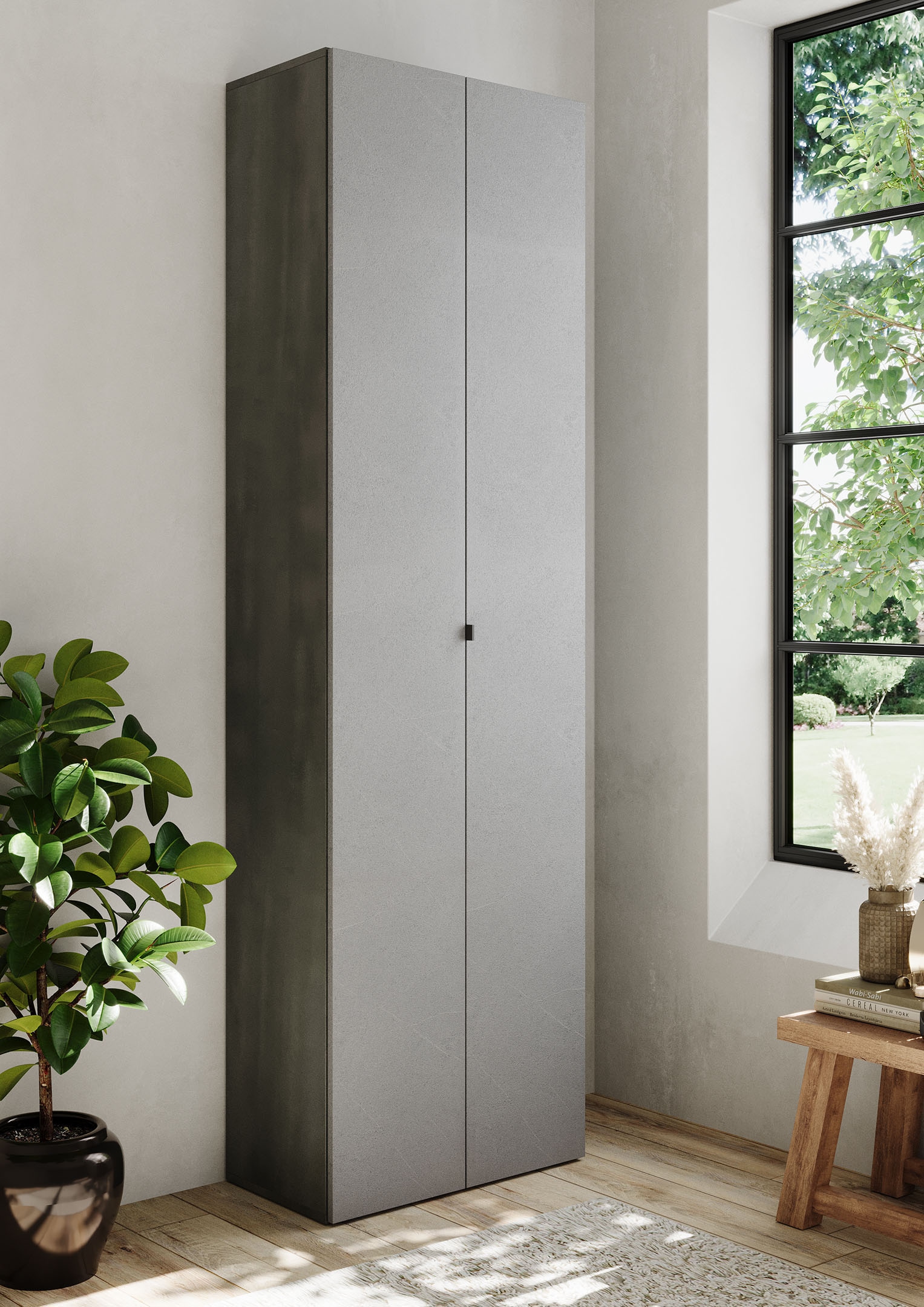 INOSIGN Schuhschrank »Pratiko Breite 63 cm, Höhe 212 cm, Schuhregal mit 11 Ebenen,«, Schuhkommode, 2 Türen, Platz für bis zu 27 Paar Schuhe