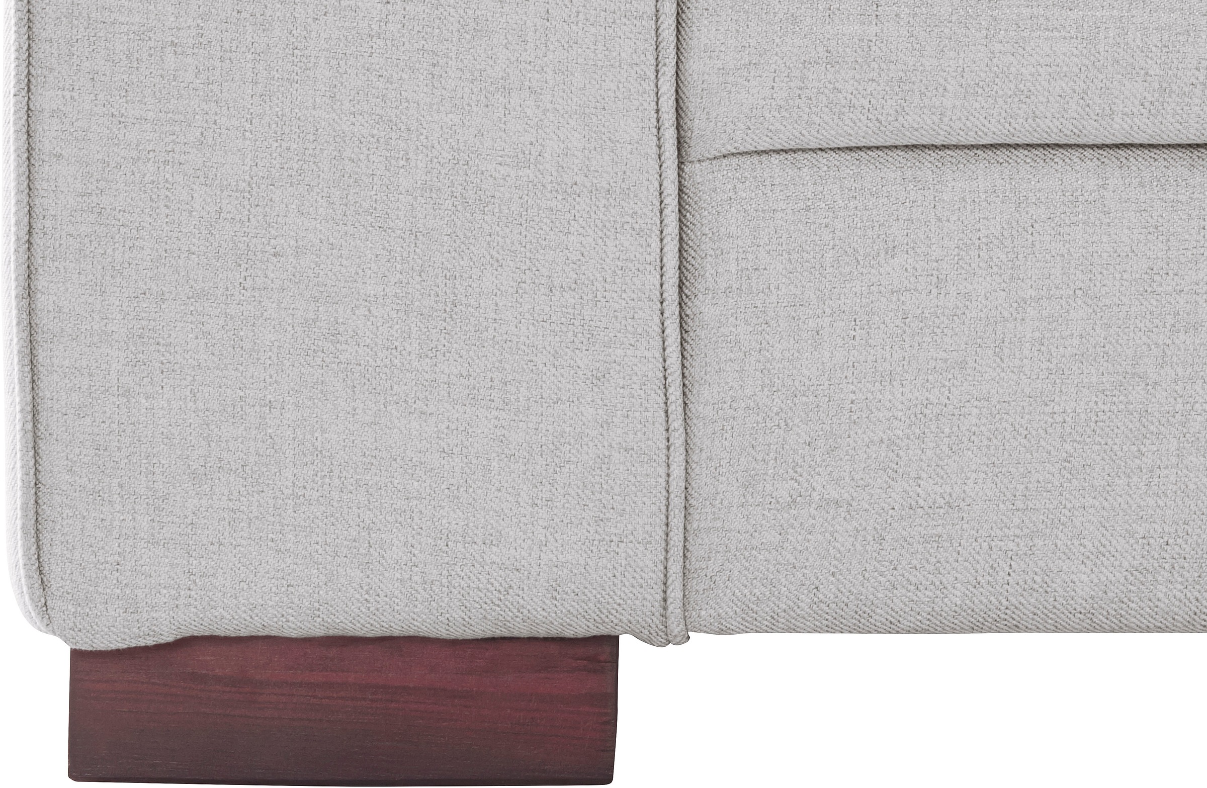 Home affaire Ecksofa »Broughton L-Form«, weicher Sitzkomfort, incl. 4 Zierkissen, Keder