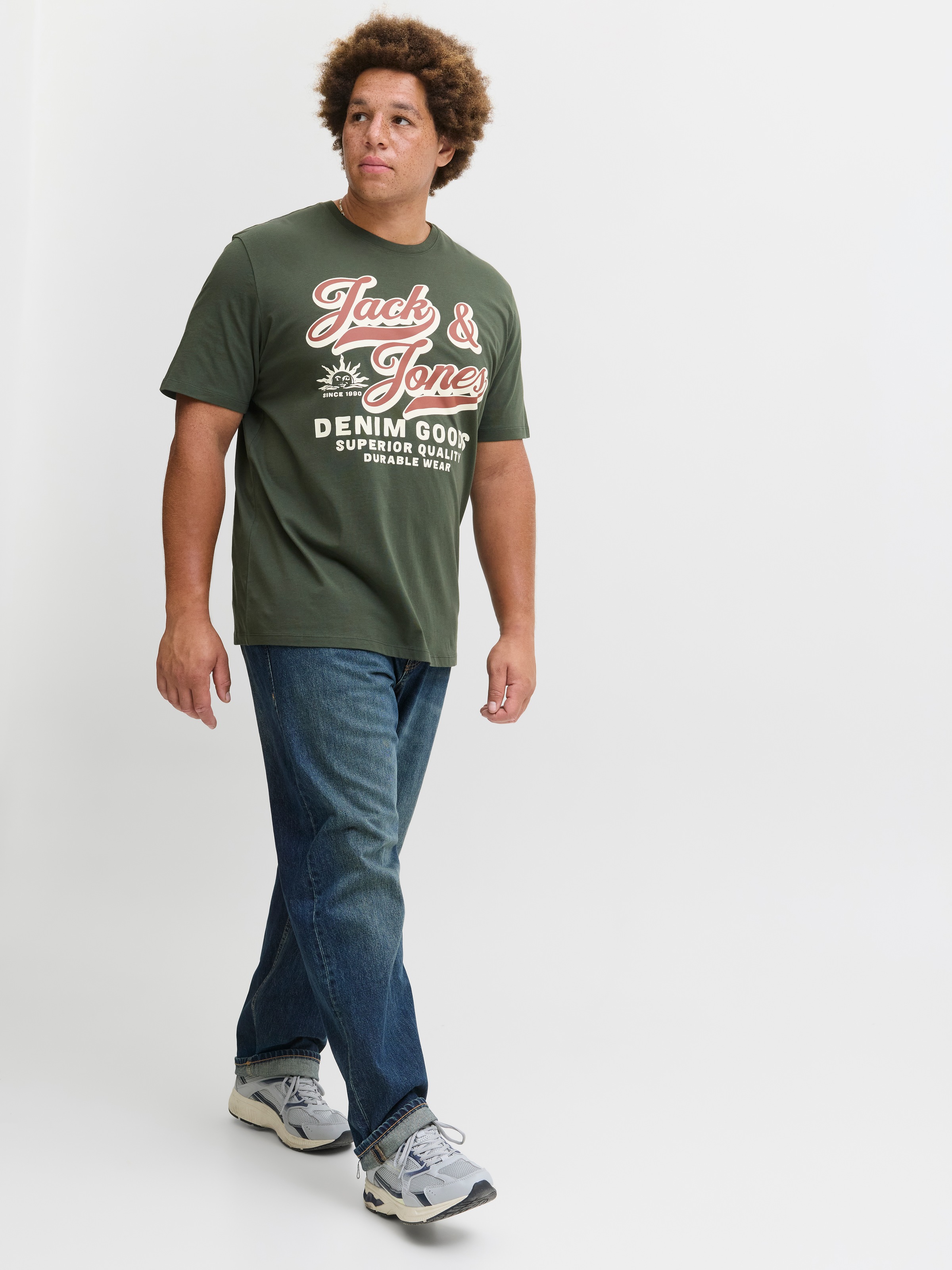 Jack & Jones PlusSize Loose-fit-Jeans »JJICHRIS JJORIGNIAL MF 912 NOOS PLS«