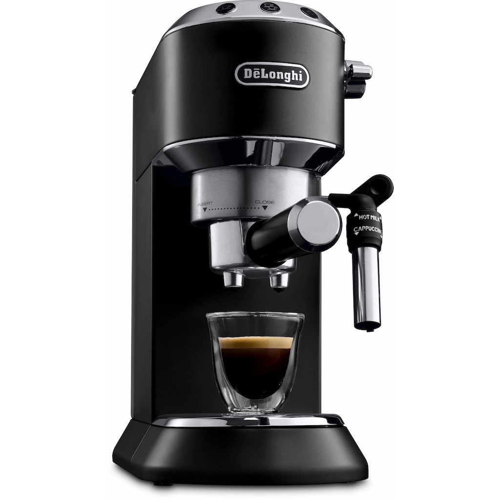 De'Longhi Siebträgermaschine »Dedica Style EC 685.B«, 1350 Watt, 15 Bar