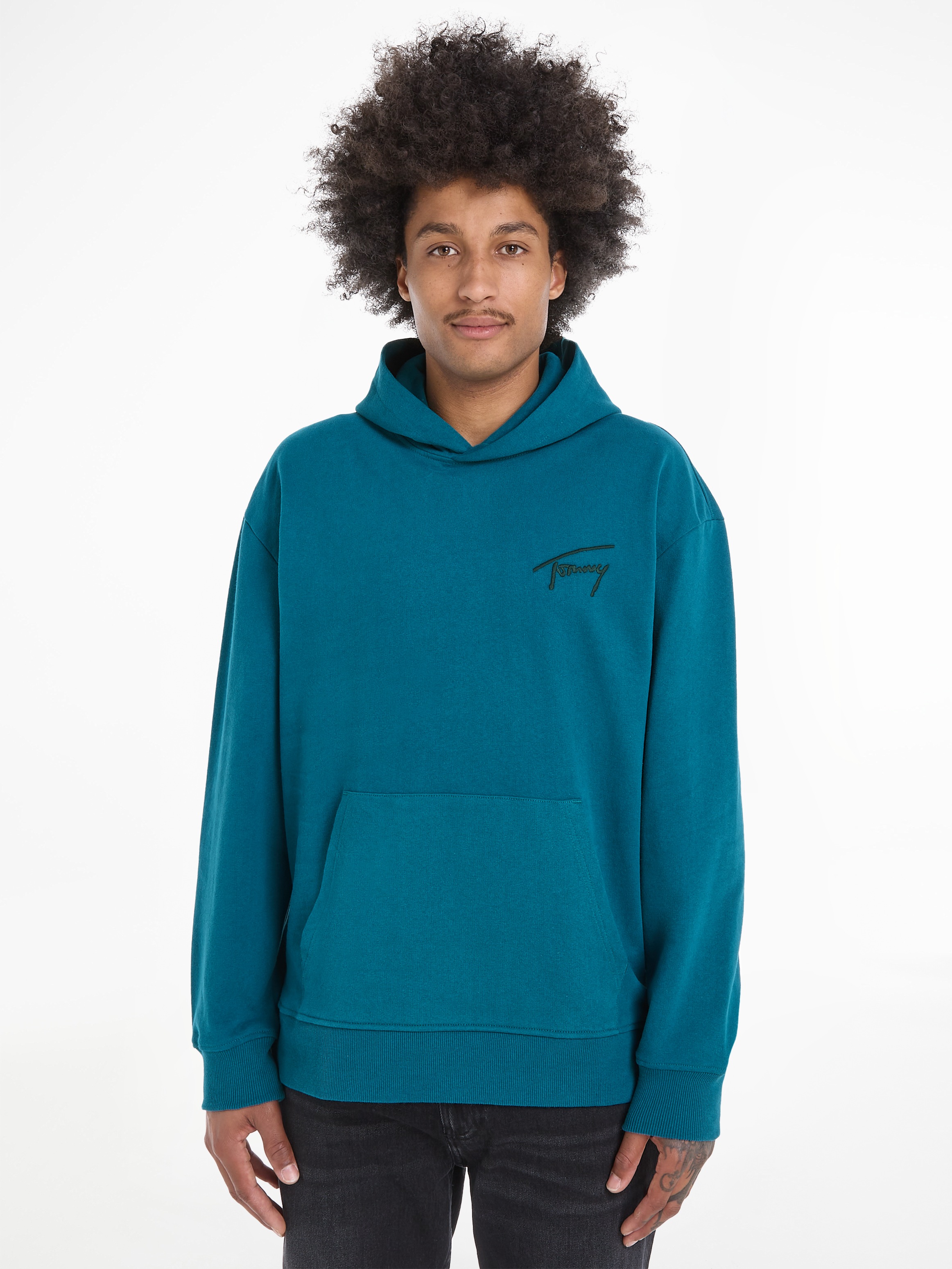 Tommy signature hoodie discount