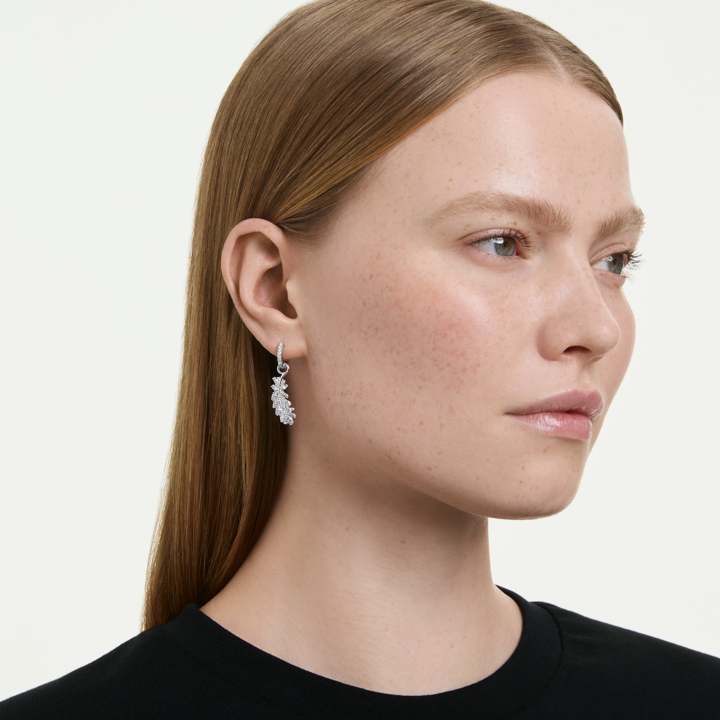 Swarovski Paar Creolen »Schmuck Geschenk VIENNA Ohrringe« mit Swarovski® Kristall - Einhänger abnehmbar