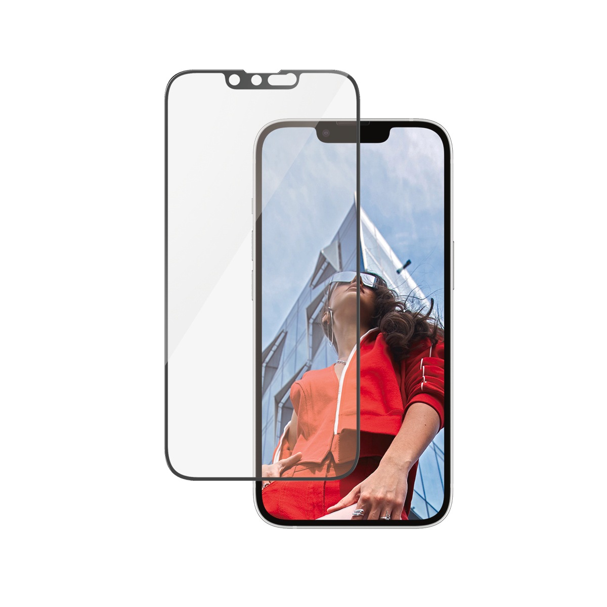 CARE by PanzerGlass Displayschutzglas »Ultra-Wide Fit Screen Protection«, für Apple iPhone 16e-Apple iPhone 14-Apple iPhone 13/13 Pro, Displayschutzfolie, Schutzfolie, Bildschirmschutz, kratz- & stoßfest
