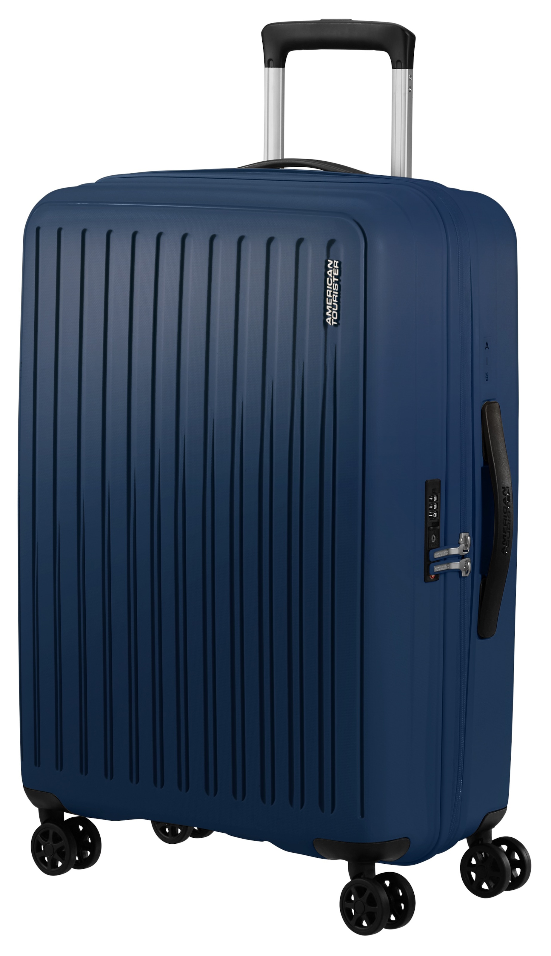 American Tourister® Hartschalen-Trolley »REJOY, verschiedene Größen und Farben«, 4 Rollen, Hartschalen-Koffer personalisierbar versenktes TSA-Schloss