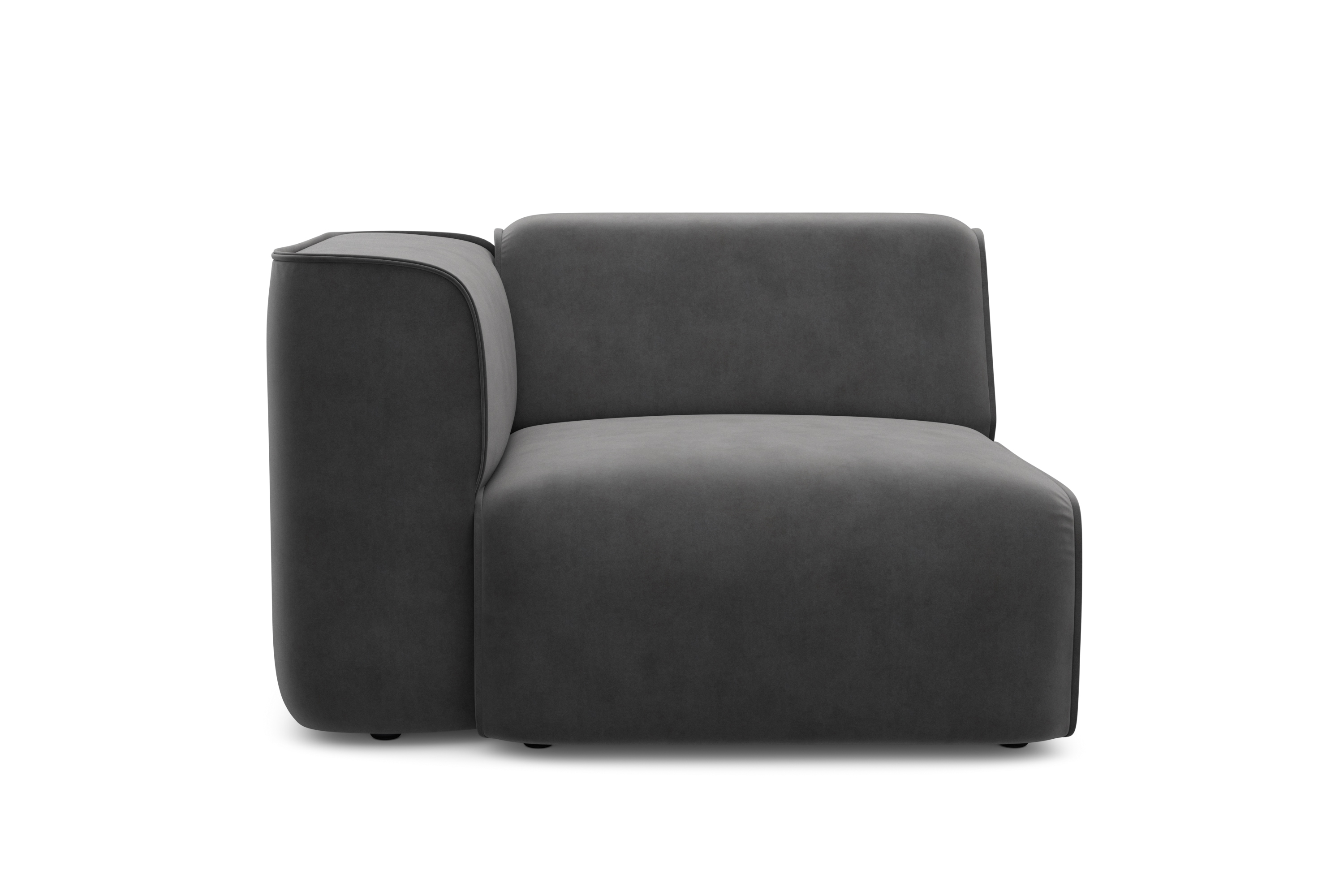 OTTO home Sessel "Sofa-Eckelement, Maße B/T/H: 109/97/46 cm" als Modul oder separat verwendbar, für individuelle Zusammenstellung