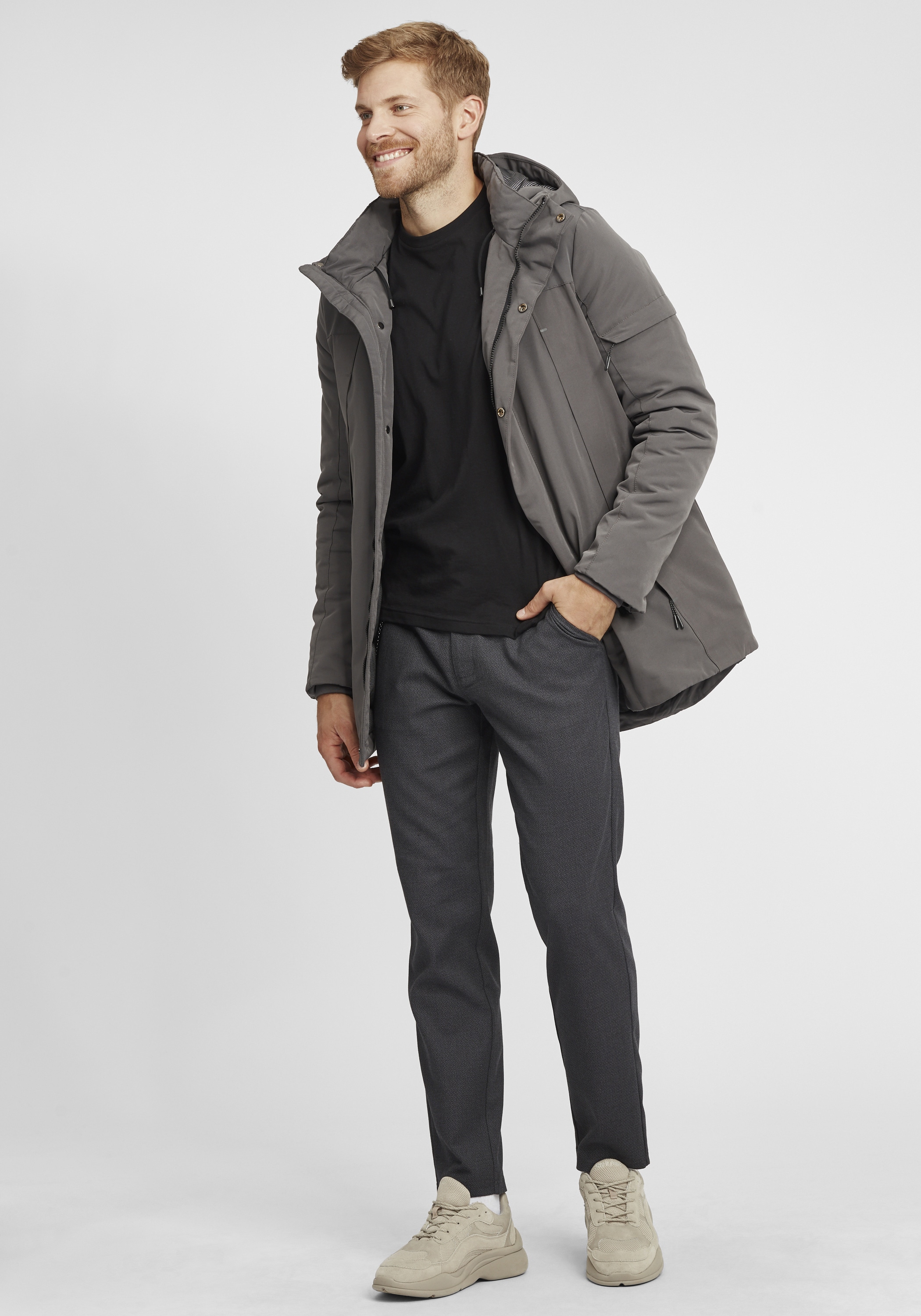 Indicode Langmantel »Parka IDRader«