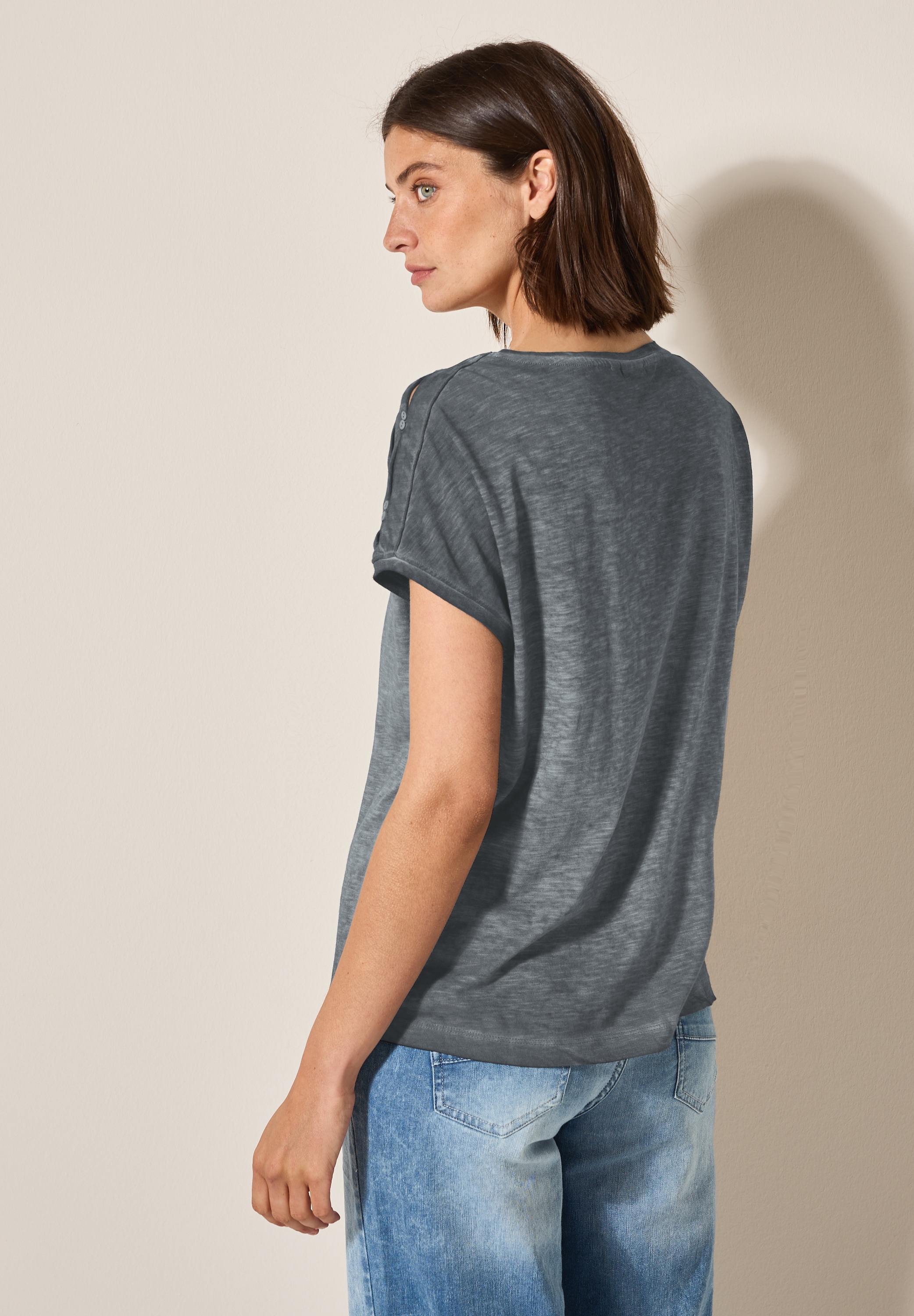 Cecil T-Shirt, aus reiner Baumwolle