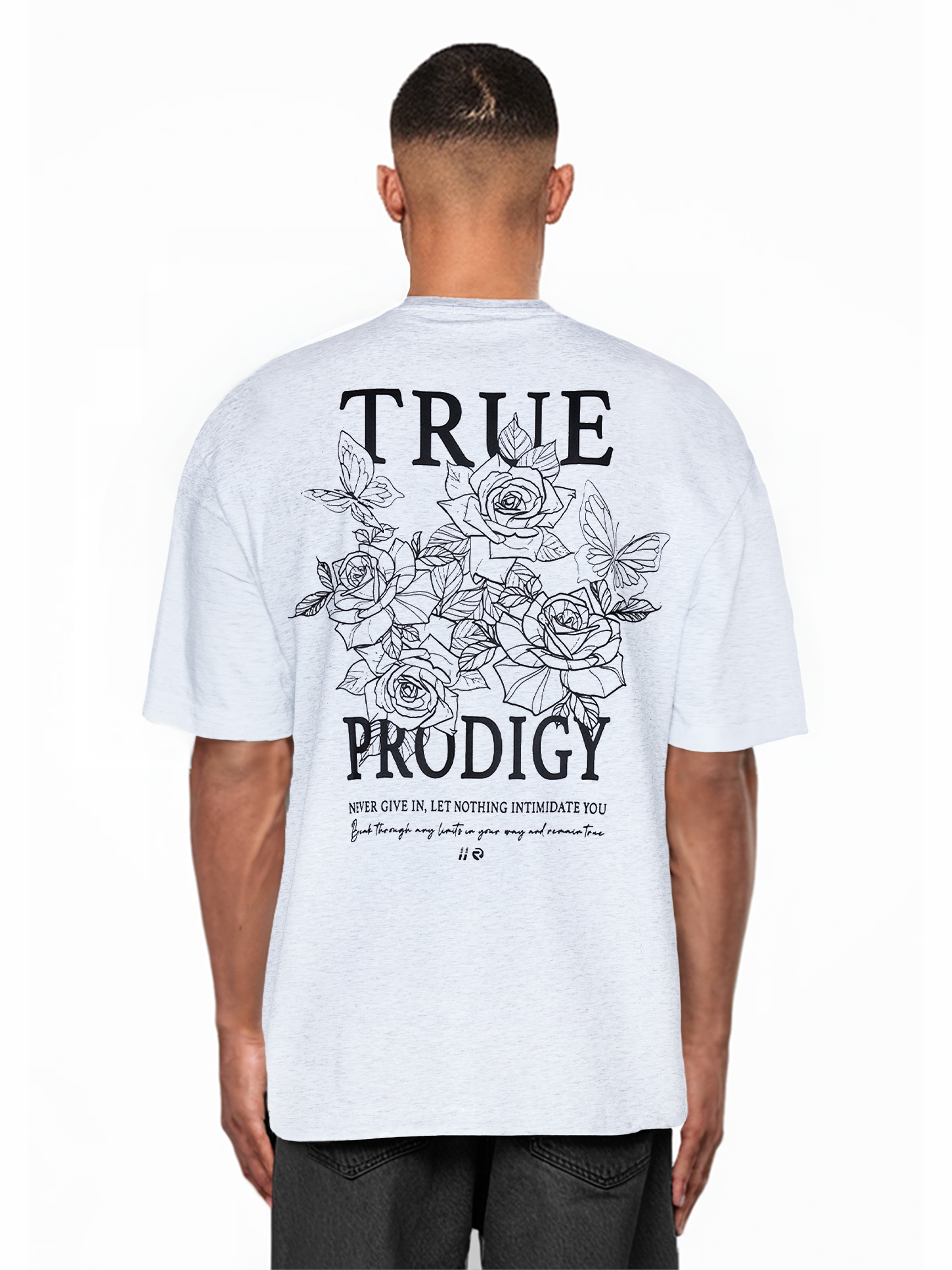 trueprodigy Oversize-Shirt »Alex Logo Print Oversized Rundhals«