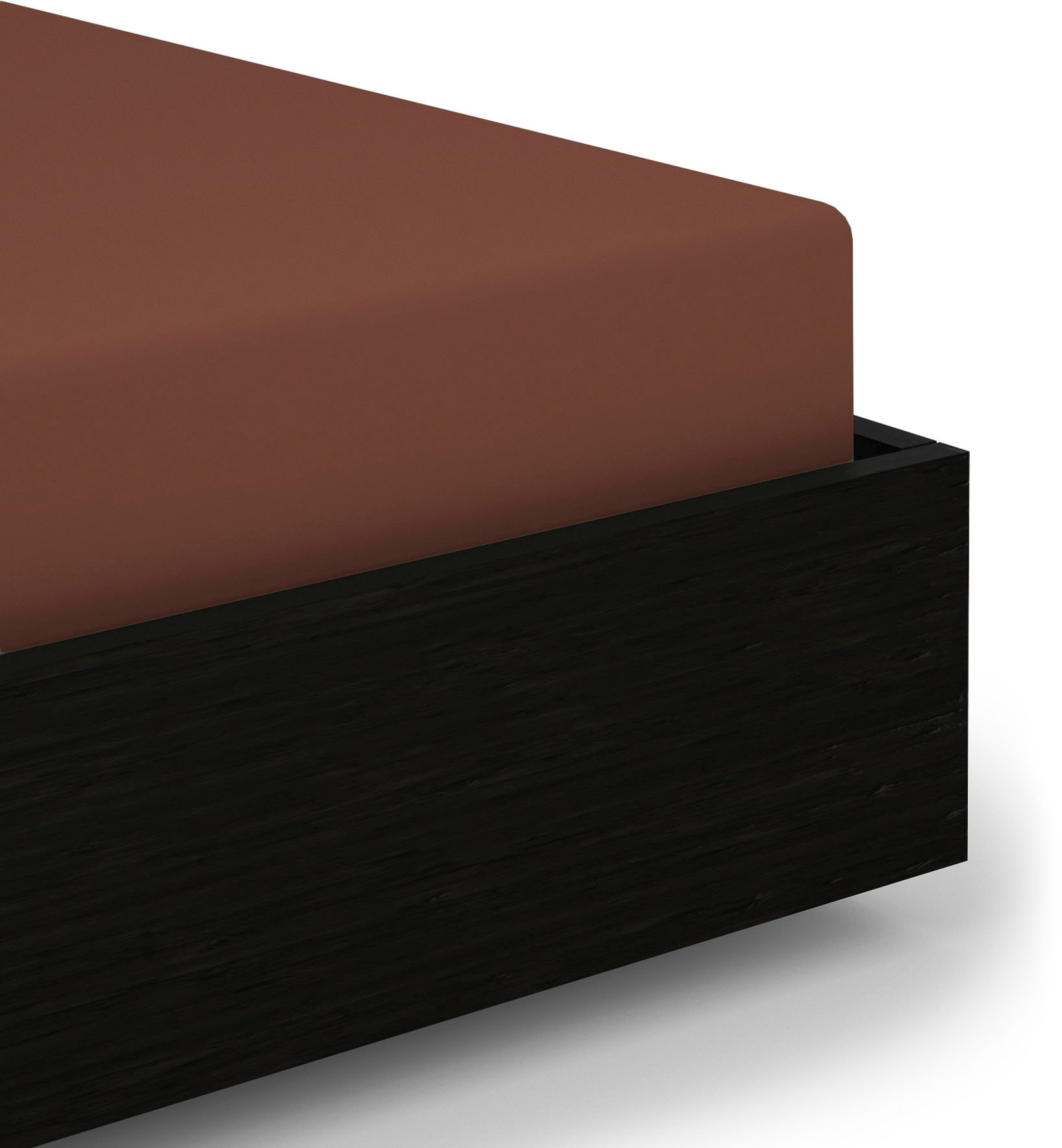 Heckett & Lane Spannbettlaken "Elementi" Laken aus 100% Baumwolle, hochwertiges Mako-Satin, Betttuch ab 90x200