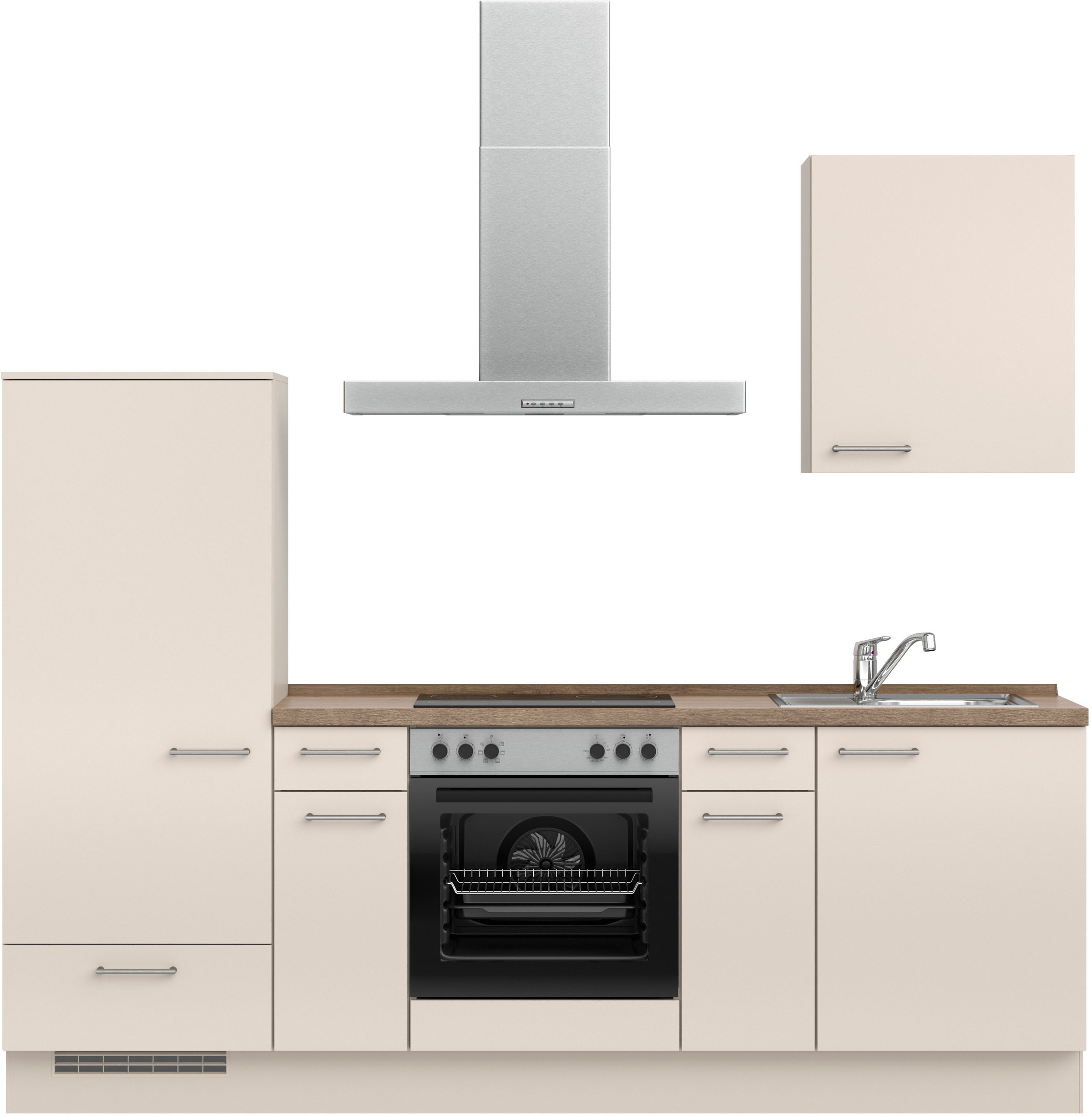 nobilia Küchenzeile ""Laser I", Ausrichtung wählbar, Breite 240 cm" vormont günstig online kaufen