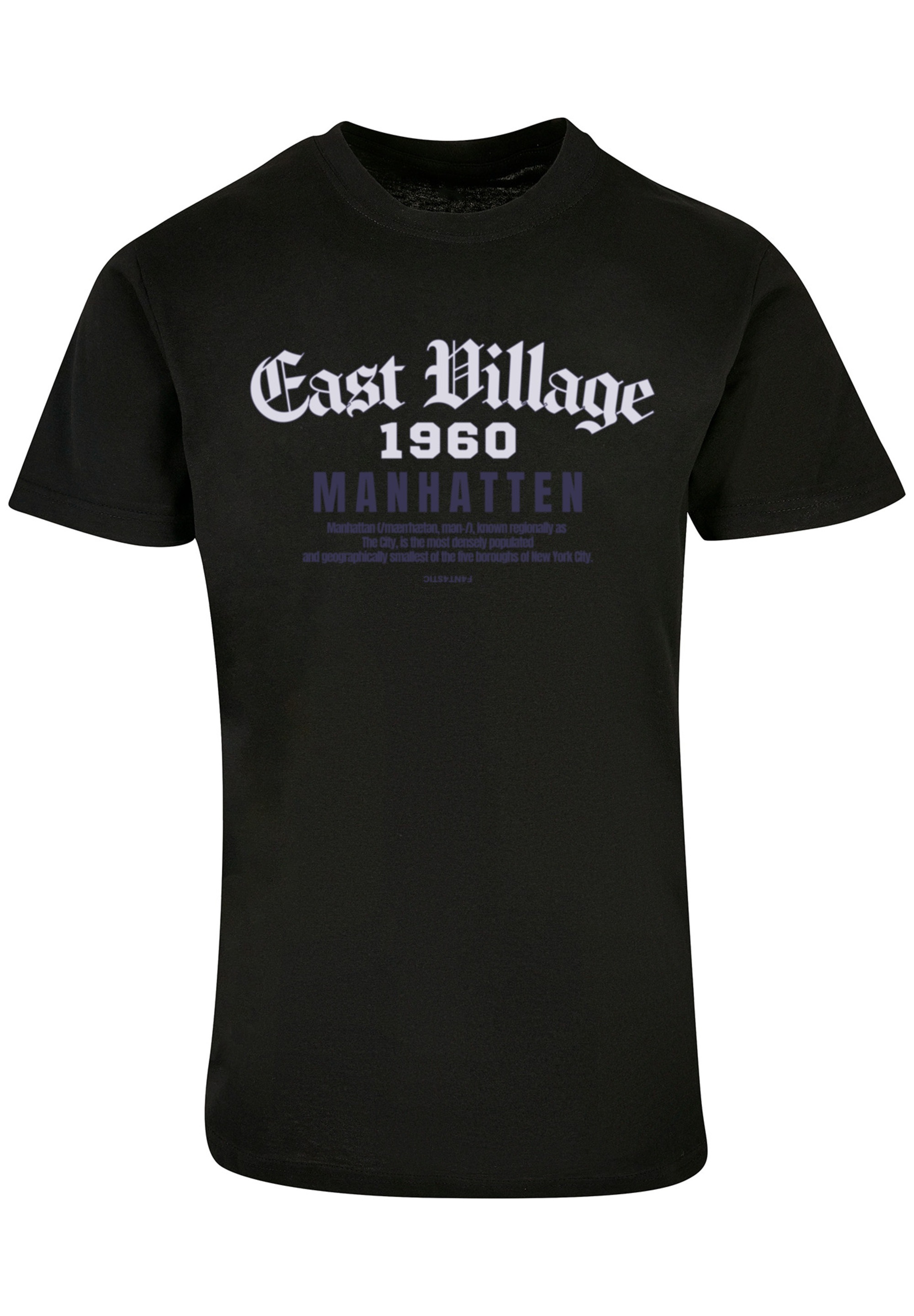 F4NT4STIC T-Shirt »East Village Manhatten TEE UNISEX«, Print
