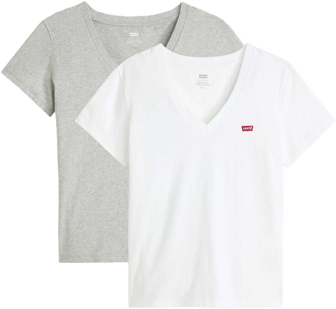 Levis T-Shirt "VNECK TEE 2 PACK" Packung, 2 Stk. günstig online kaufen