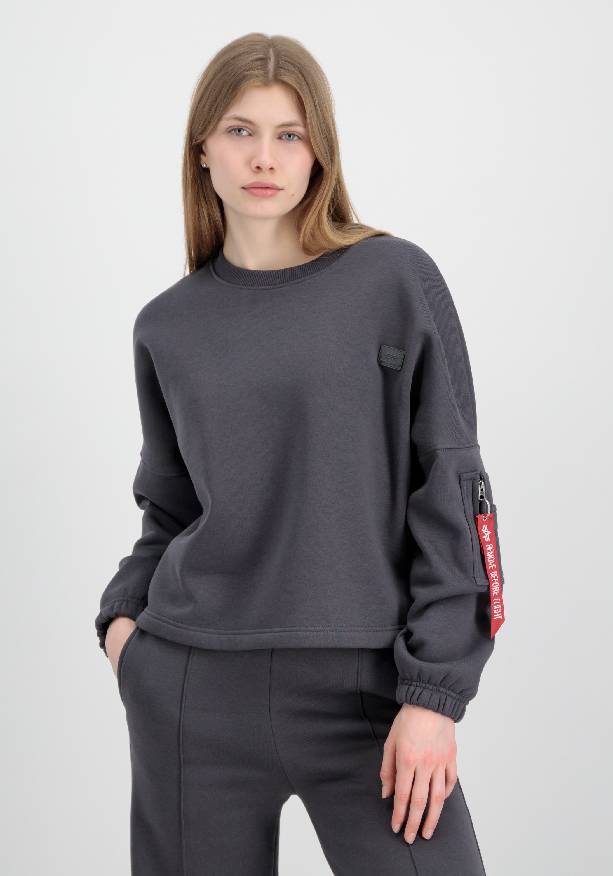 Alpha Industries Sweater "Alpha Industries Women - Sweatshirts X-Fit Label OS Sweater Wmn"