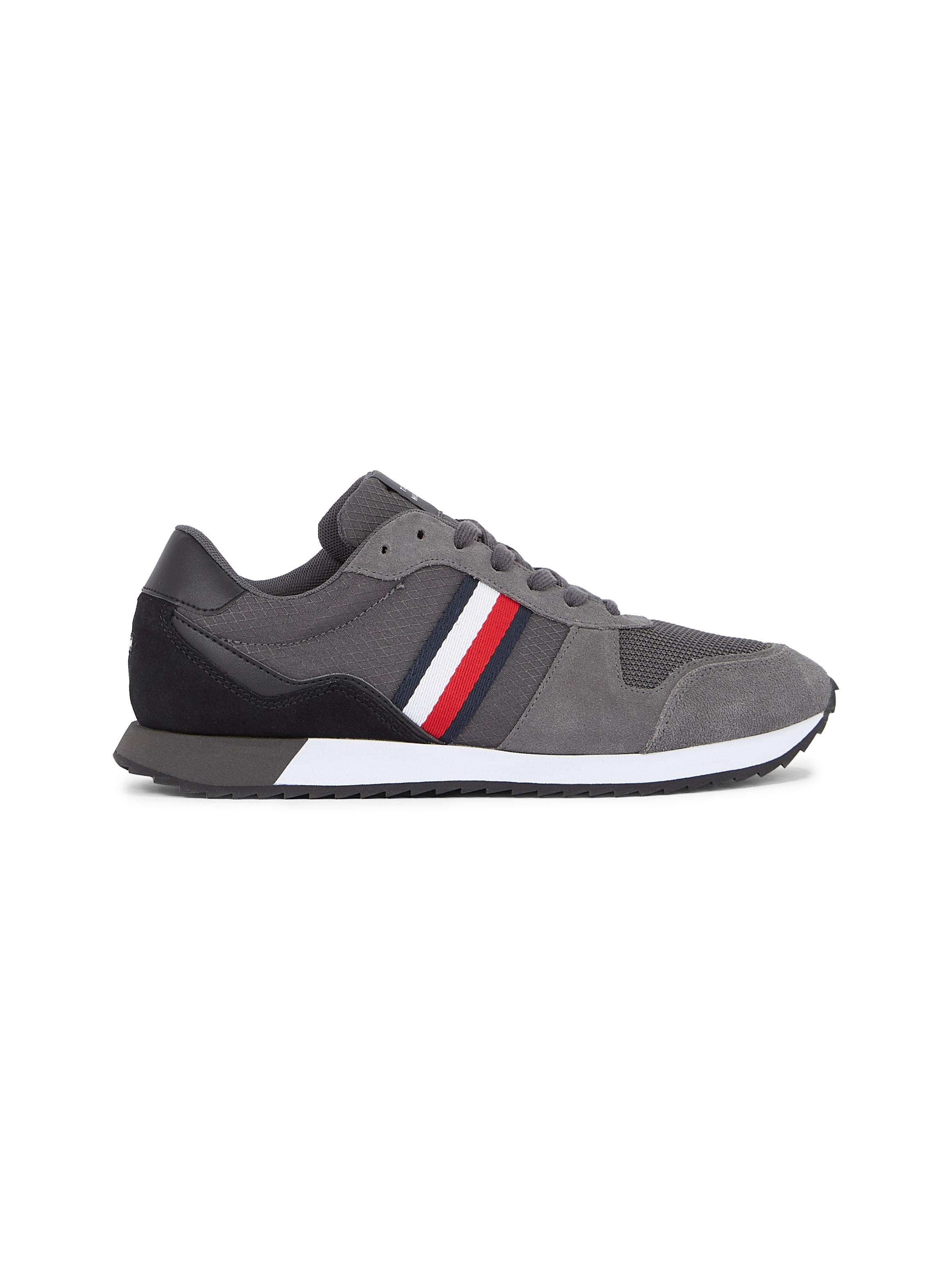 Tommy Hilfiger Sneaker »RUNNER EVO MIX BLOCK«, Freizeitschuh, Halbschuh, Schnürschuh mit Streifen in Tommy Farben
