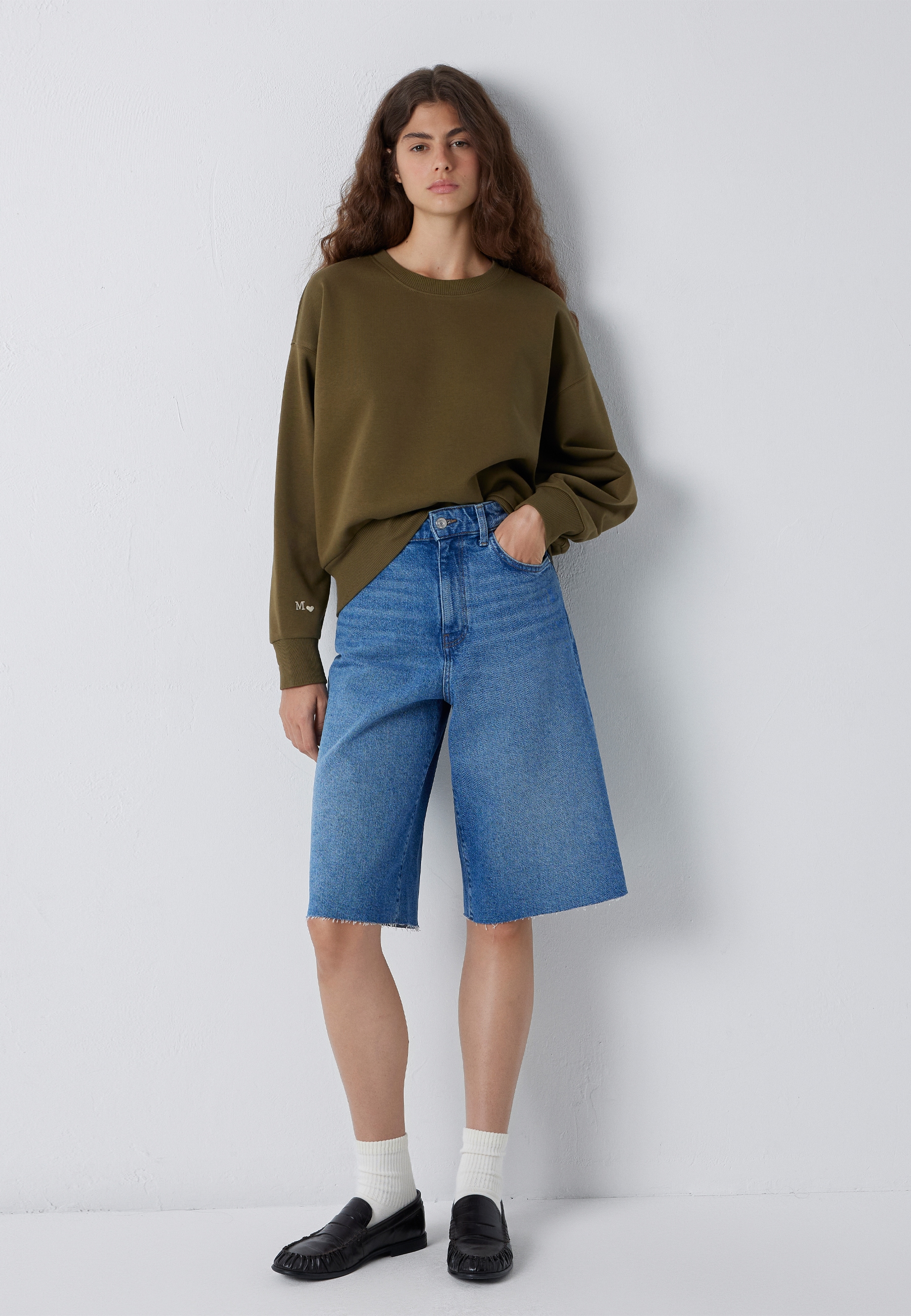 Mavi Rundhalspullover »CREW NECK SWEATSHIRT« Sweatshirt cropped