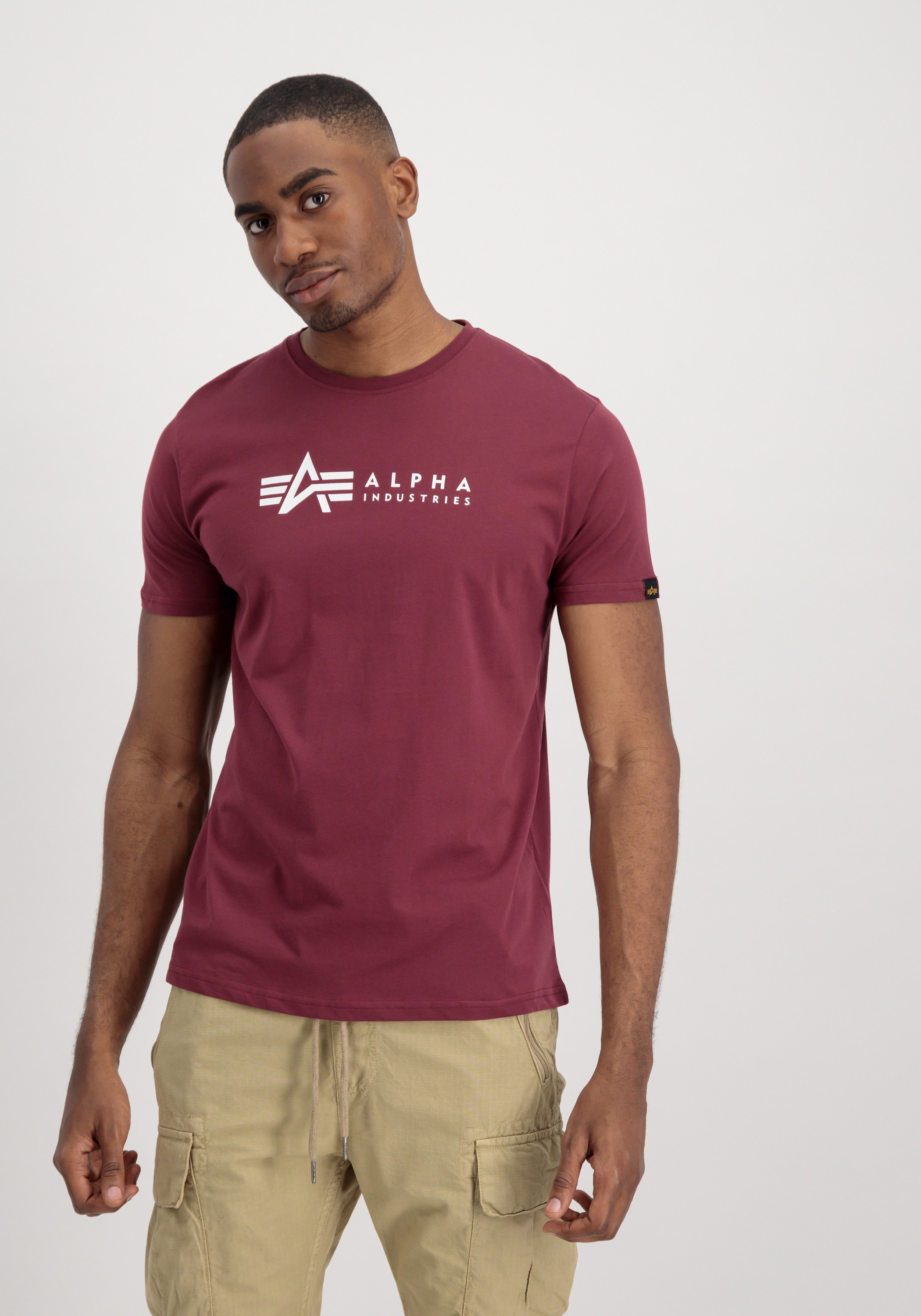 Thumbnail - Alpha Industries T-Shirt "Alpha Industries Men - T-Shirts Alpha Label T-Shirt 2 Pack"