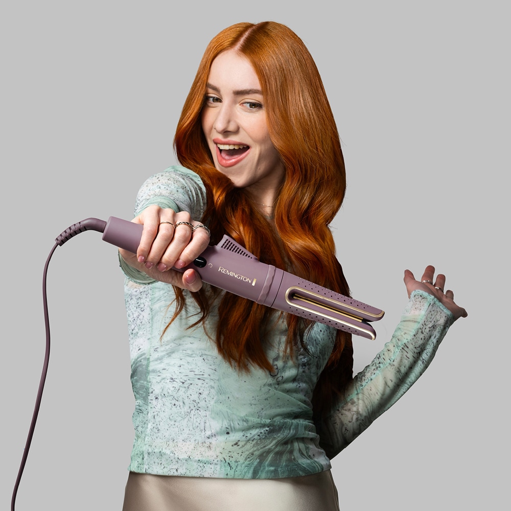 Remington Lockenstab »AIRviveRotierender Lockenstab (CI8930)« Keramik-Beschichtung rotierend, Ionic Air, Anti-Frizz-Mikrowirkstoffe, 160-210°