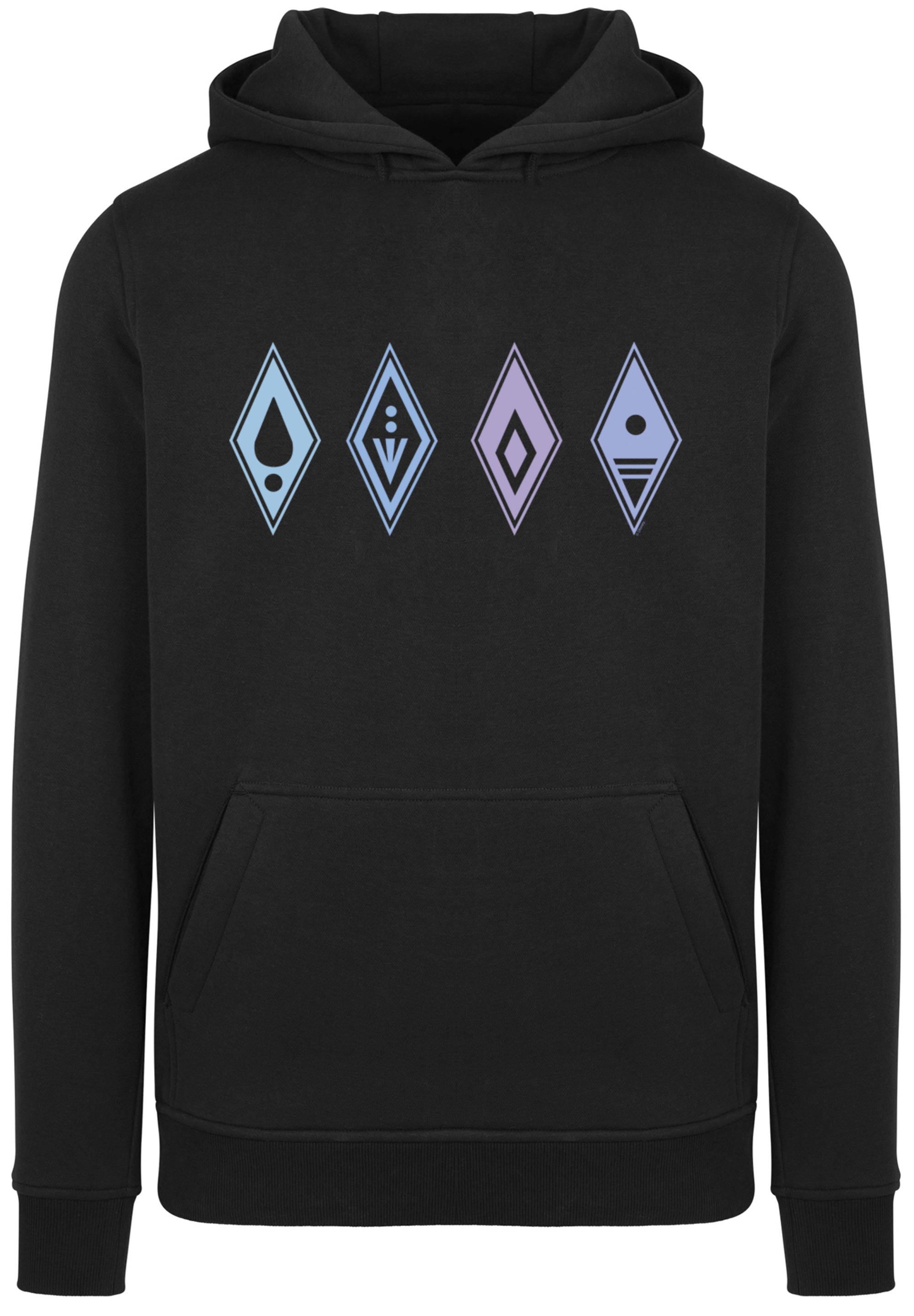 F4NT4STIC Kapuzenpullover »Disney Frozen Symbols«, Print