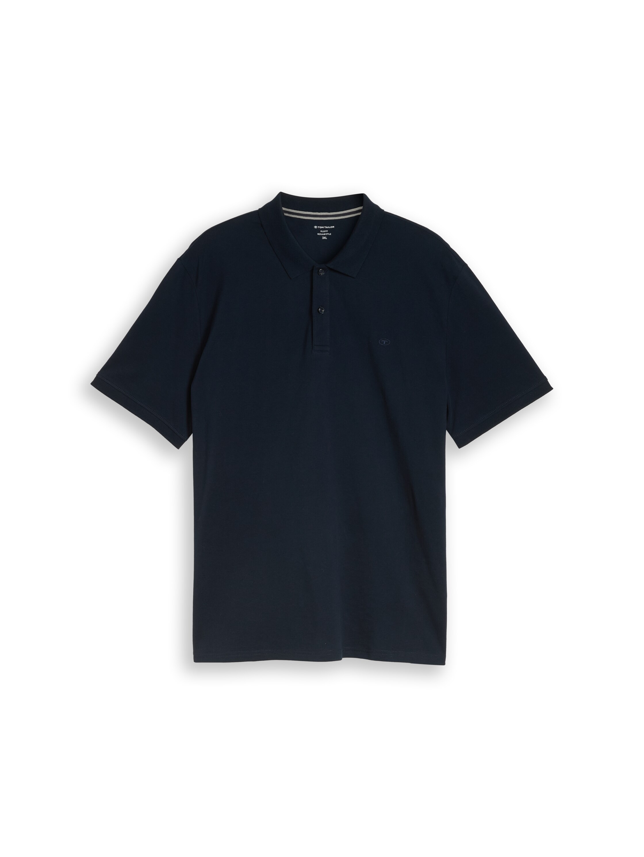 TOM TAILOR PLUS Poloshirt mit Logo-Stickerei - Große Größen