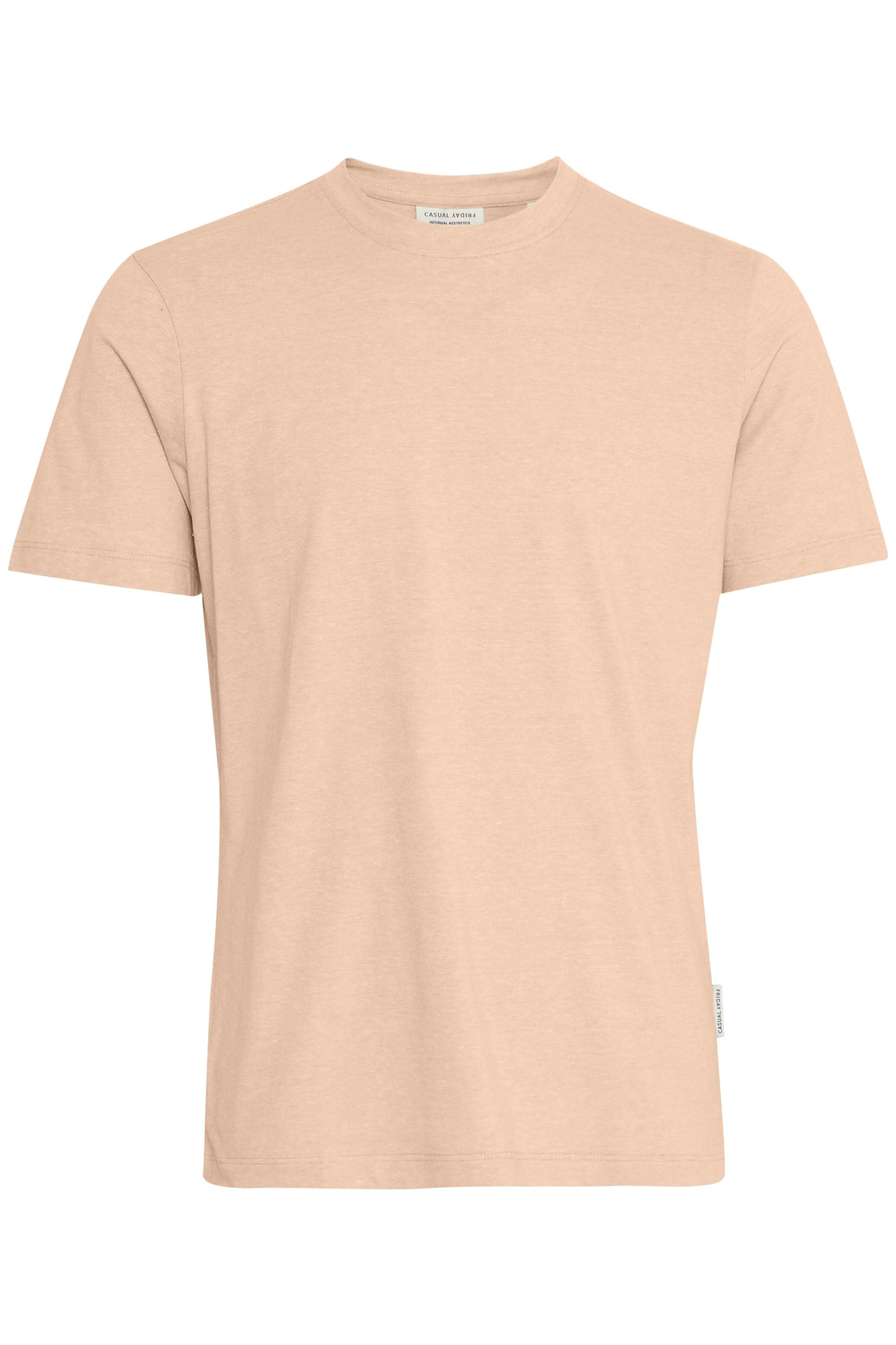 T-Shirt CASUAL FRIDAY "T-Shirt CFThor", Damen, Gr. XXL, braun (doe), Obermaterial: 100% Baumwolle CO., Shirts T-Shirt