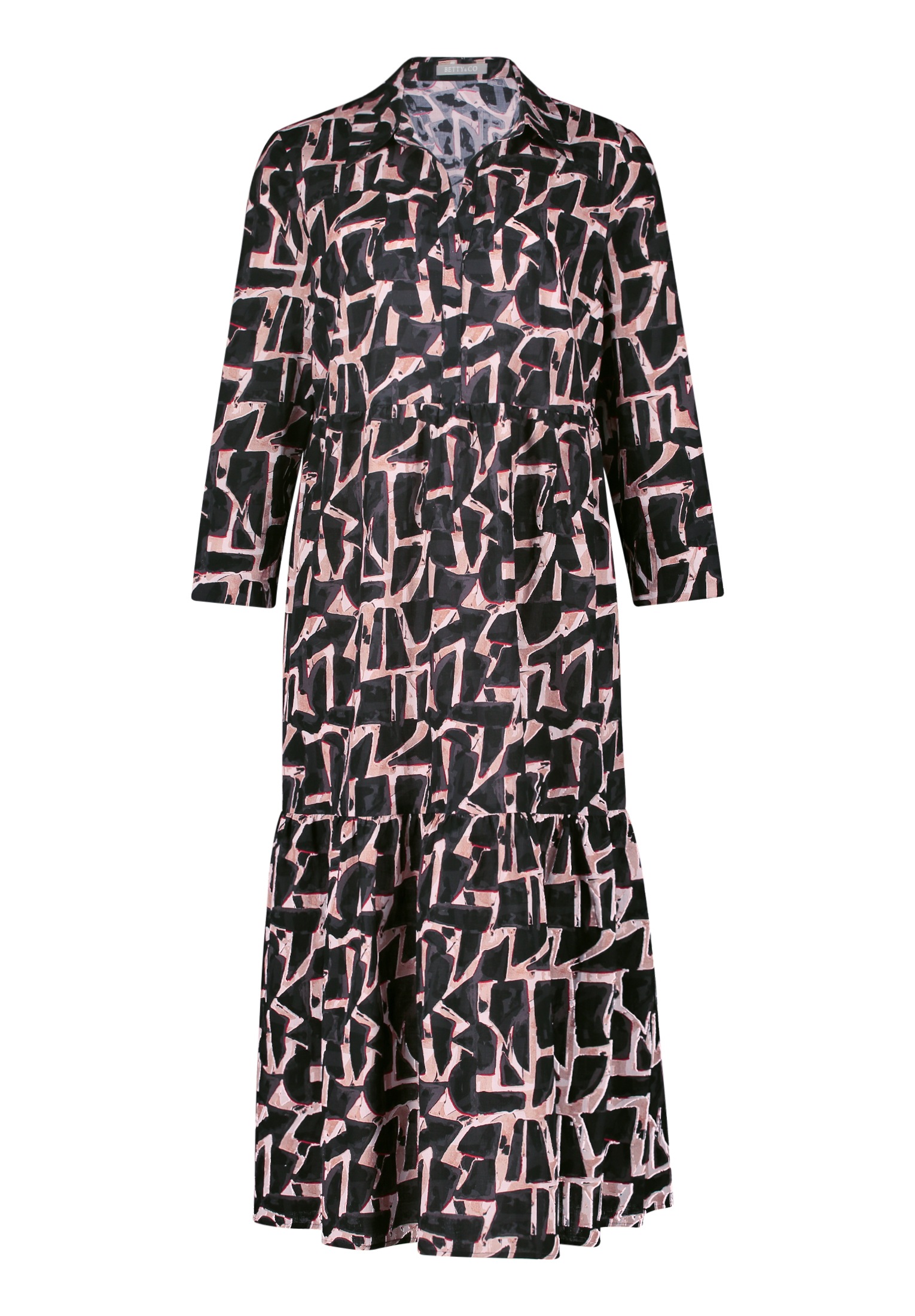 Betty&Co Sommerkleid "Damen mit Print" Ohne Tasche Druck günstig online kaufen