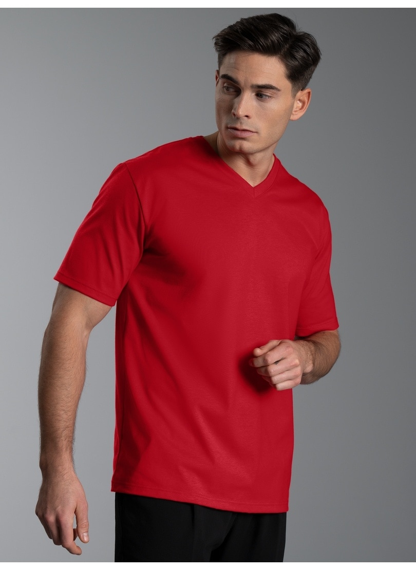 Trigema T-Shirt "TRIGEMA V-Shirt DELUXE Baumwolle" 1 Stk.