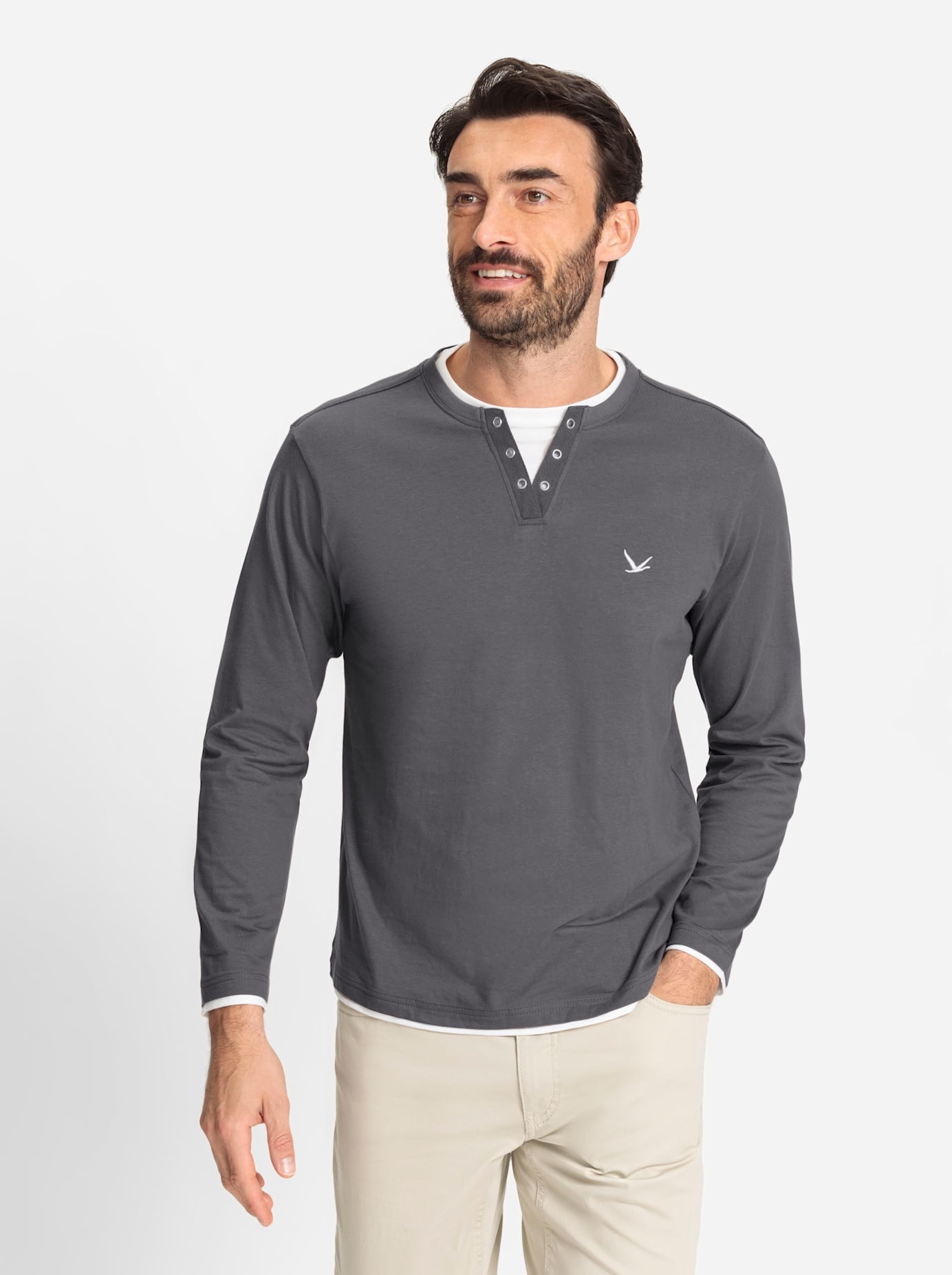 Catamaran Langarmshirt "Langarm-Shirt", 2 Stk. günstig online kaufen