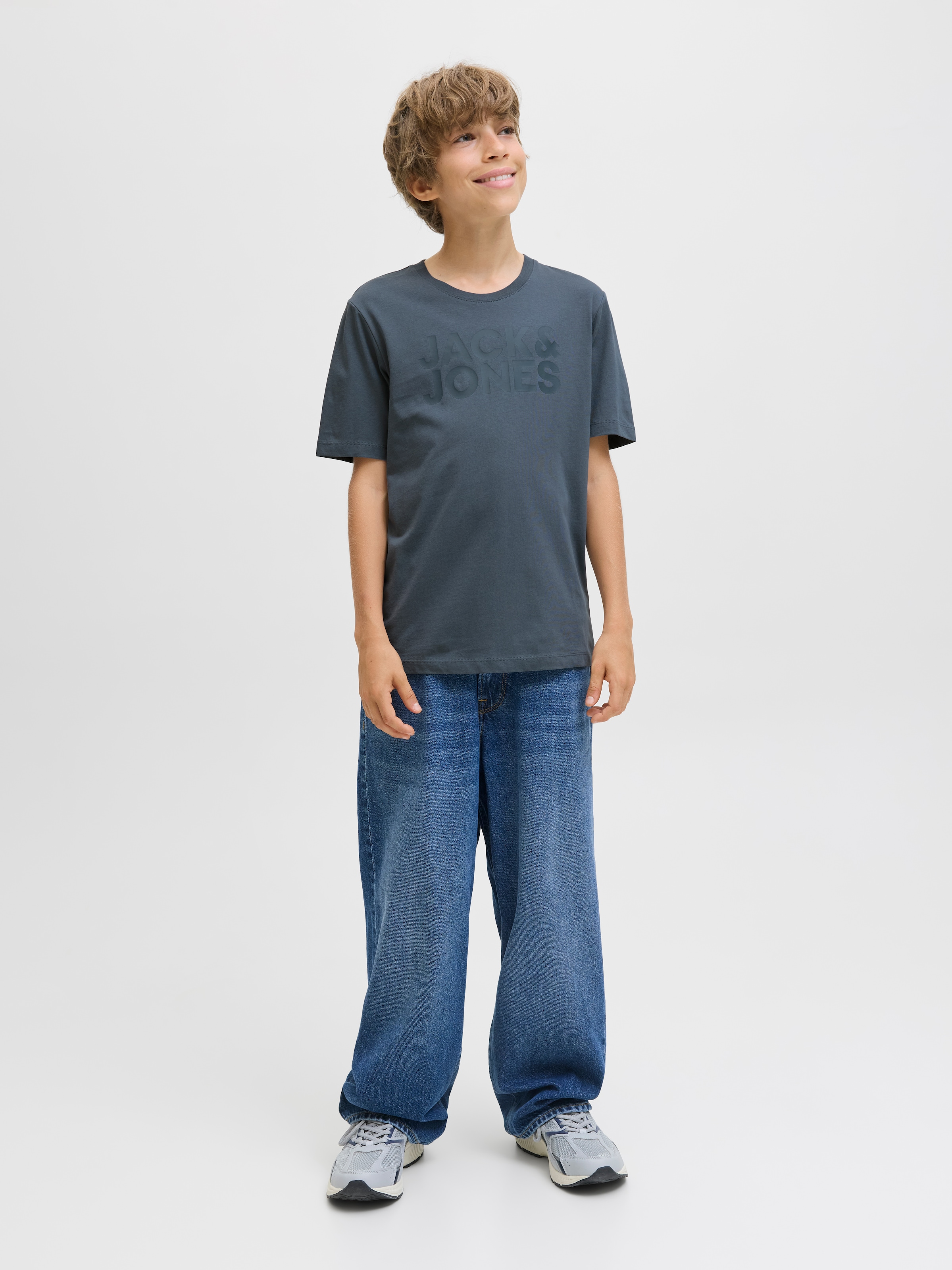 Jack & Jones Junior Rundhalsshirt »JJECORP LOGO TEE SS O-NECK NOOS JNR«