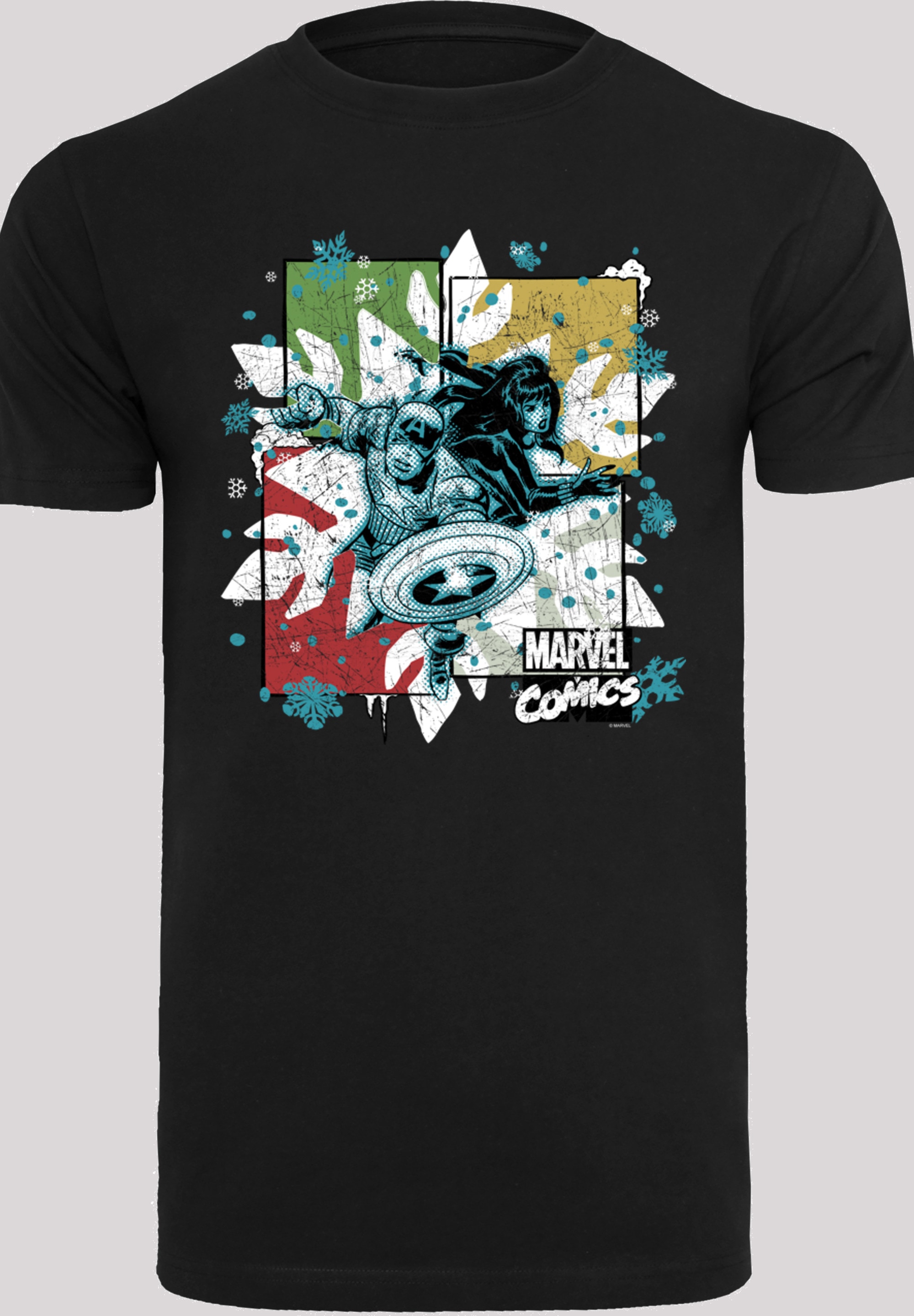 F4NT4STIC T-Shirt "Marvel Christmas Black Widow", Herren,Premium Merch,Regu günstig online kaufen