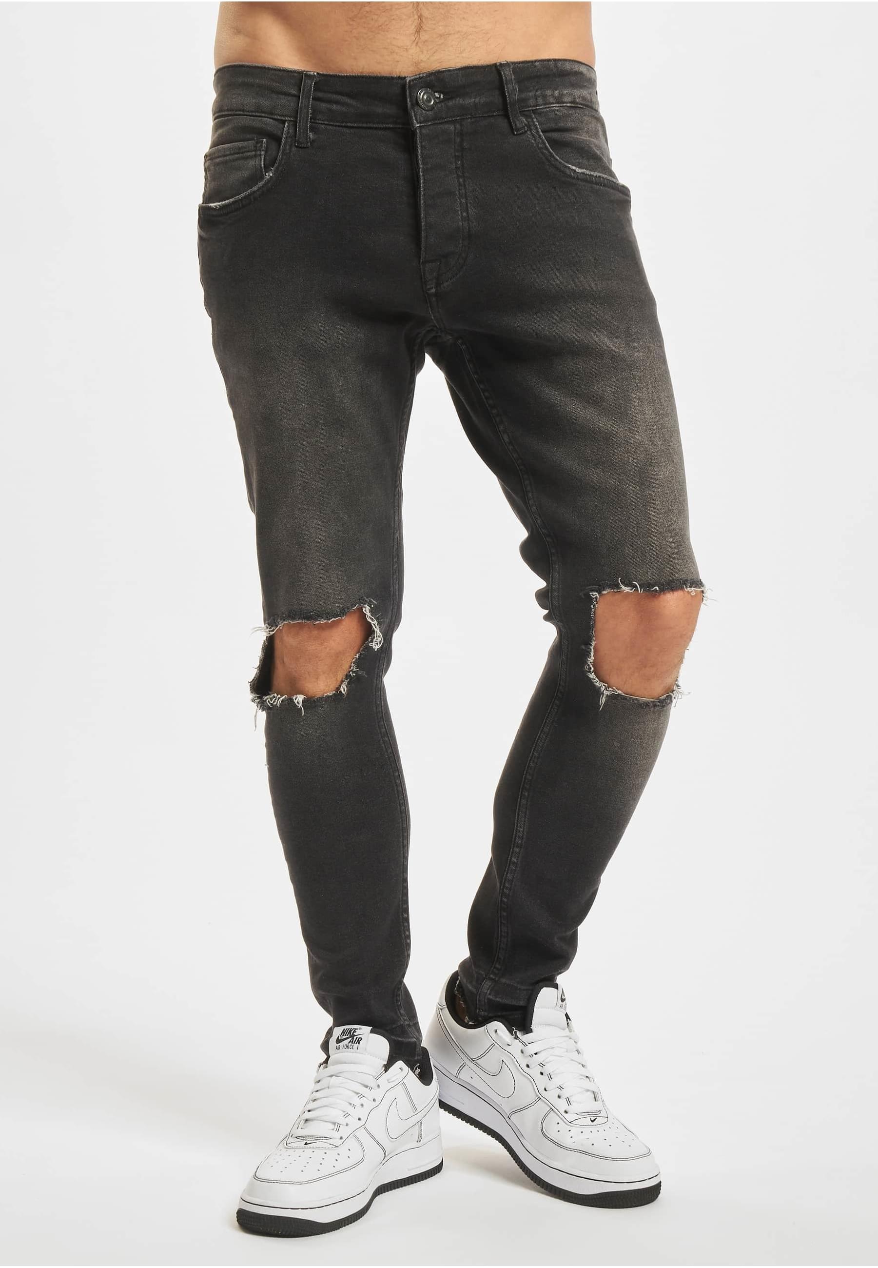 2Y Studios Bequeme Jeans »2Y Studios Herren 2Y Destroyed Skinny Cropped Denim«