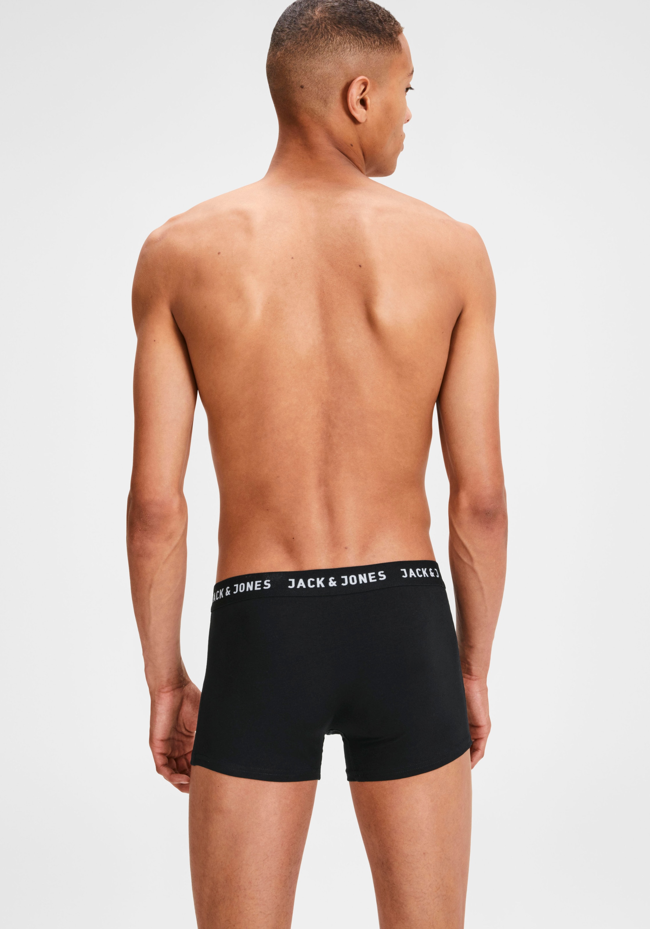 Jack & Jones Boxer »JACHUEY TRUNKS 5 PACK NOOS«, (Packung, 5 St.), mit Logobündchen