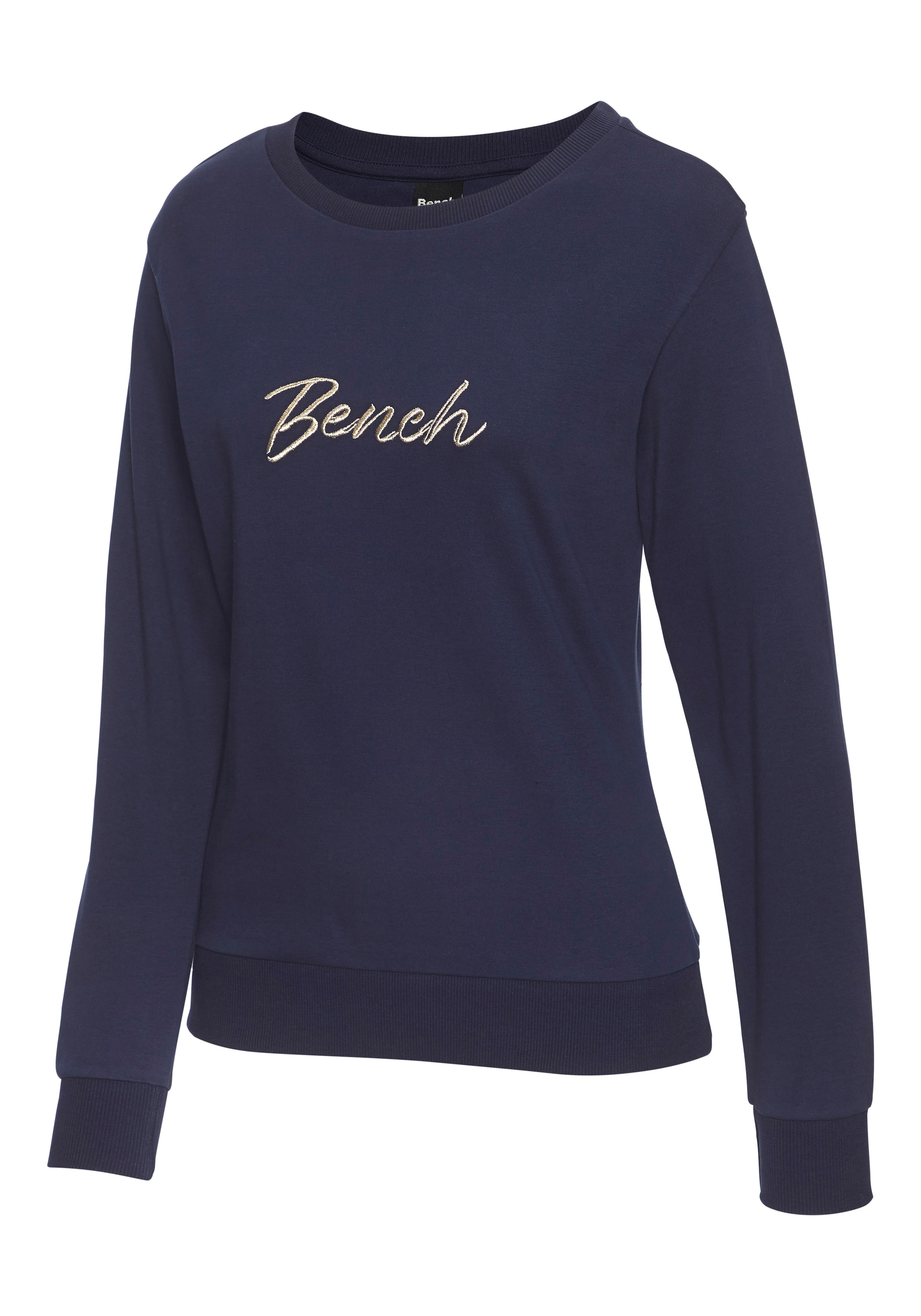 Bench. Loungewear Sweatshirt , mit Logostickerei, Loungewear
